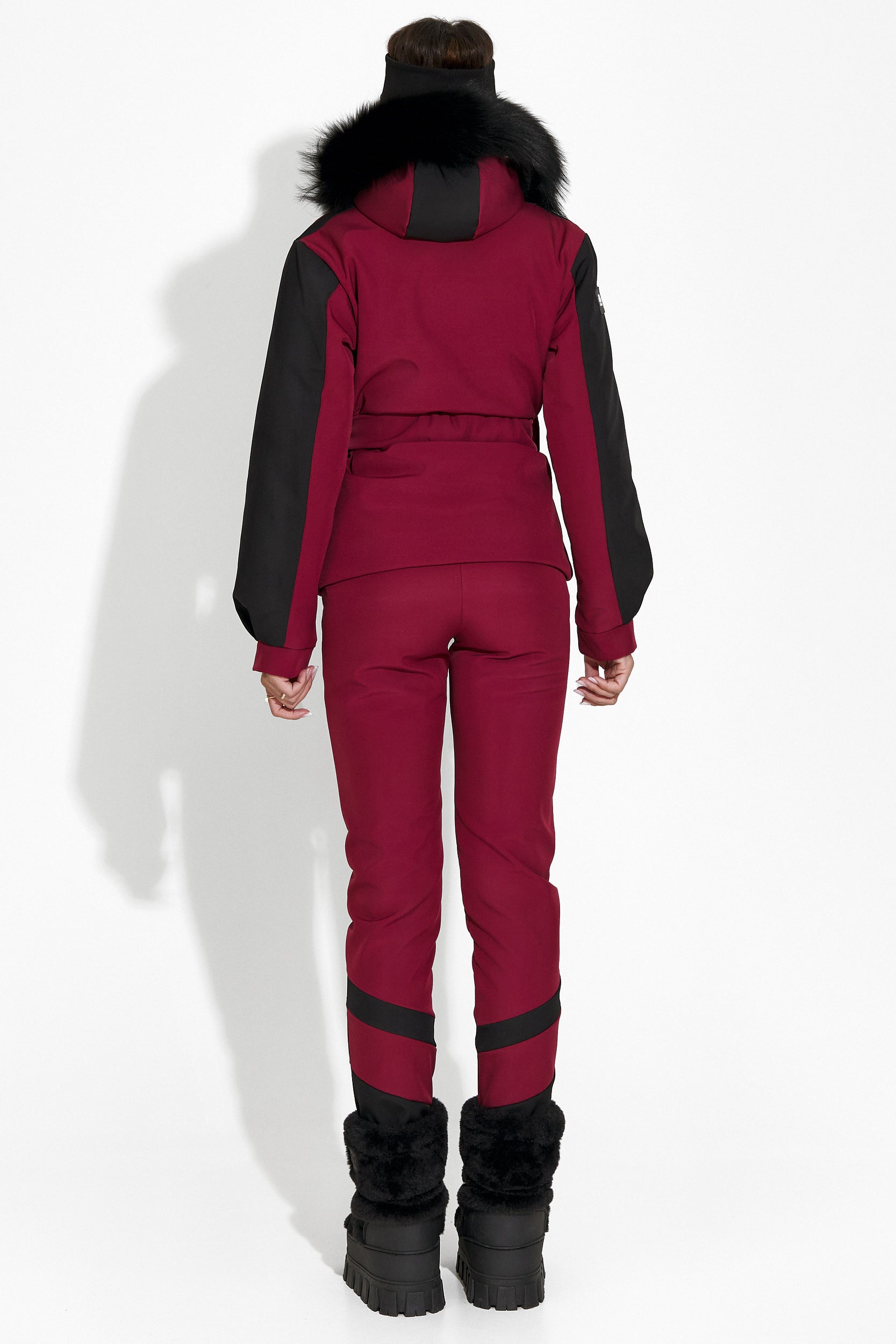 Burgundy ski pants for women Lorya Bogas