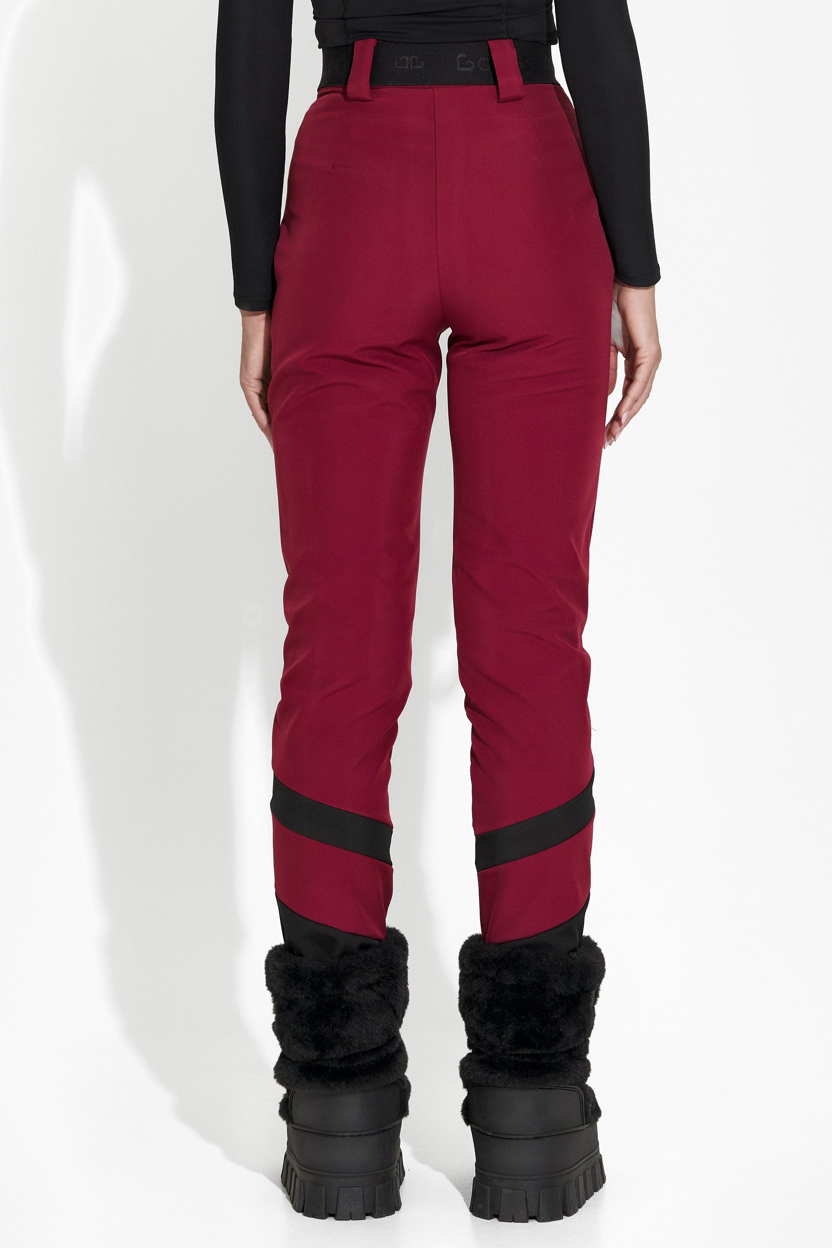 Burgundy ski pants for women Lorya Bogas