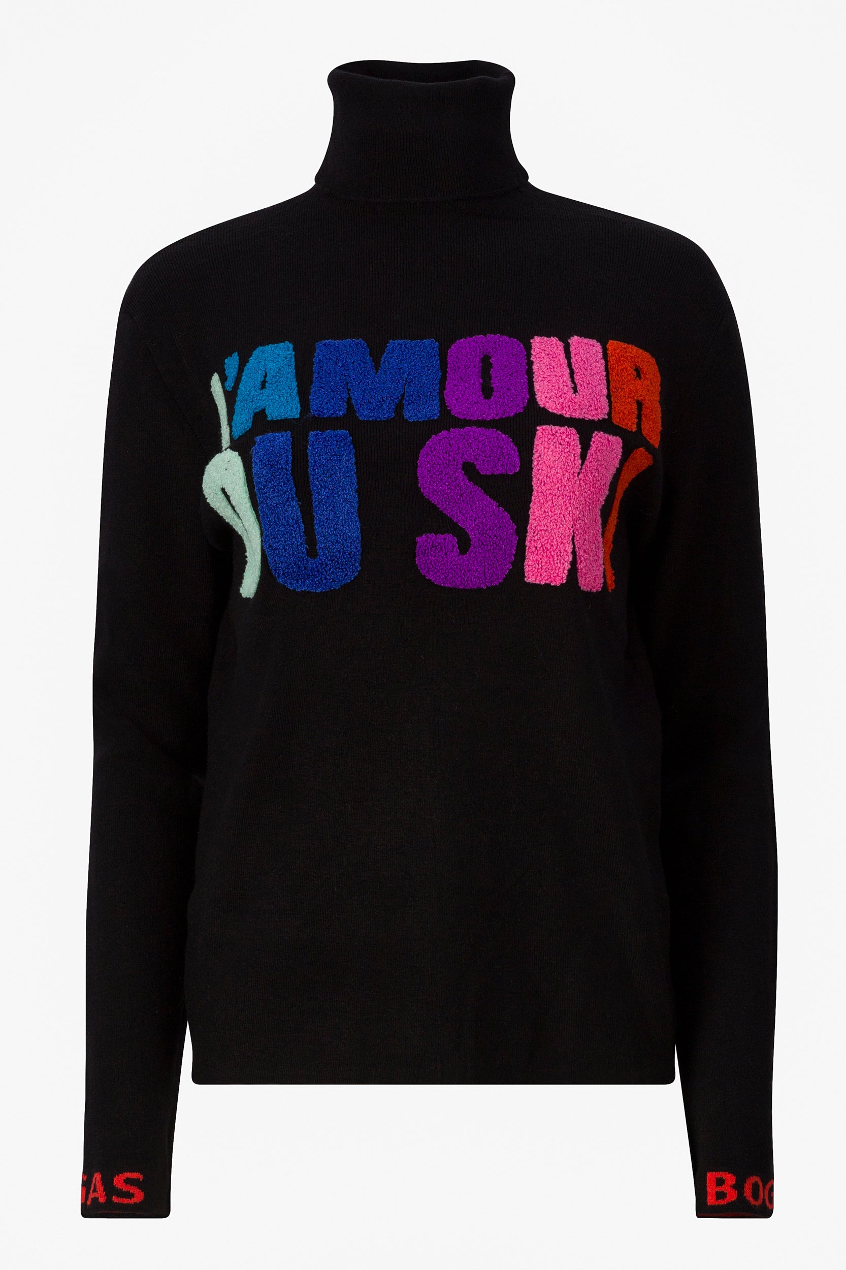 Pullover ski dama negru Anadva Bogas