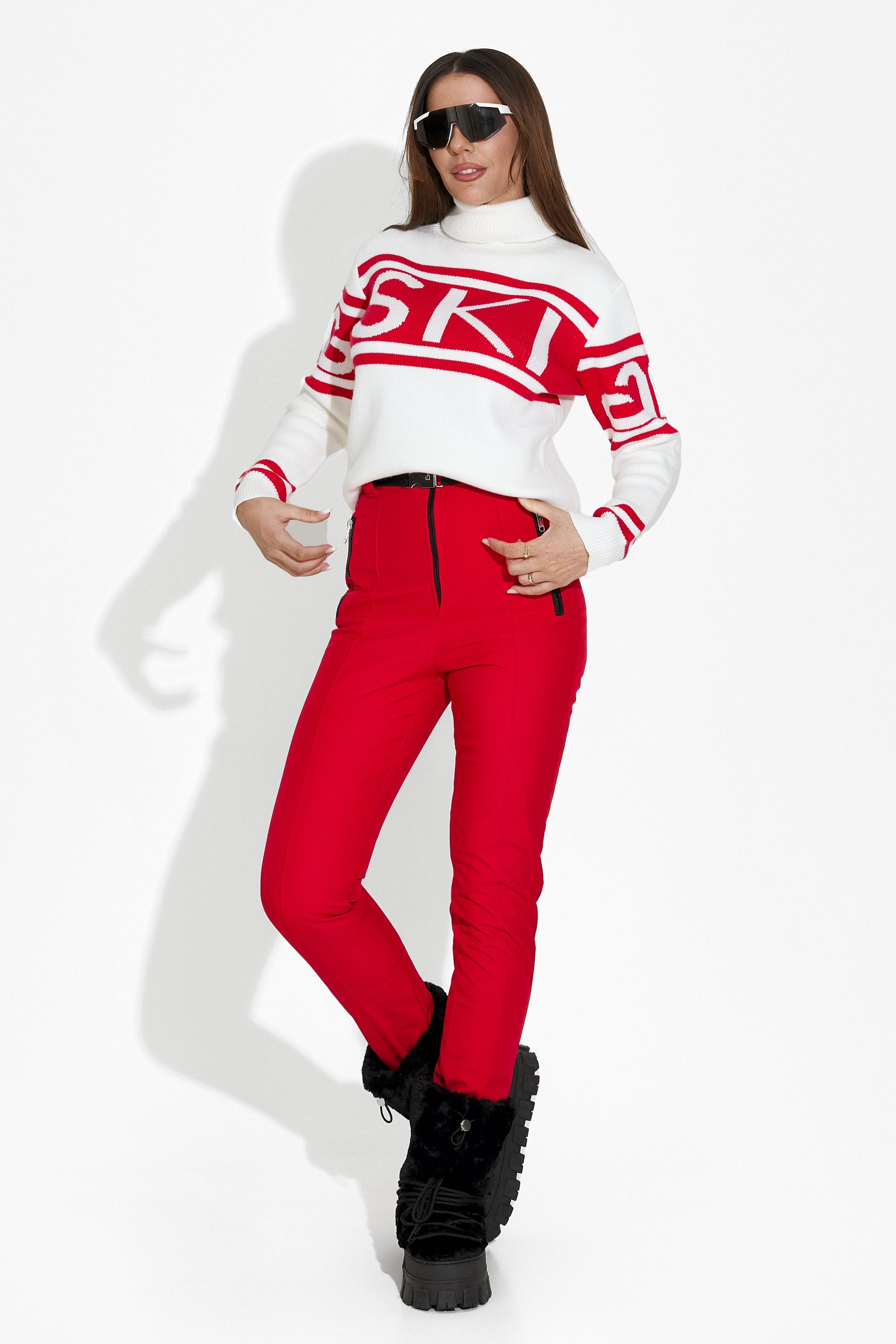 Bogas Red Ski Sweater