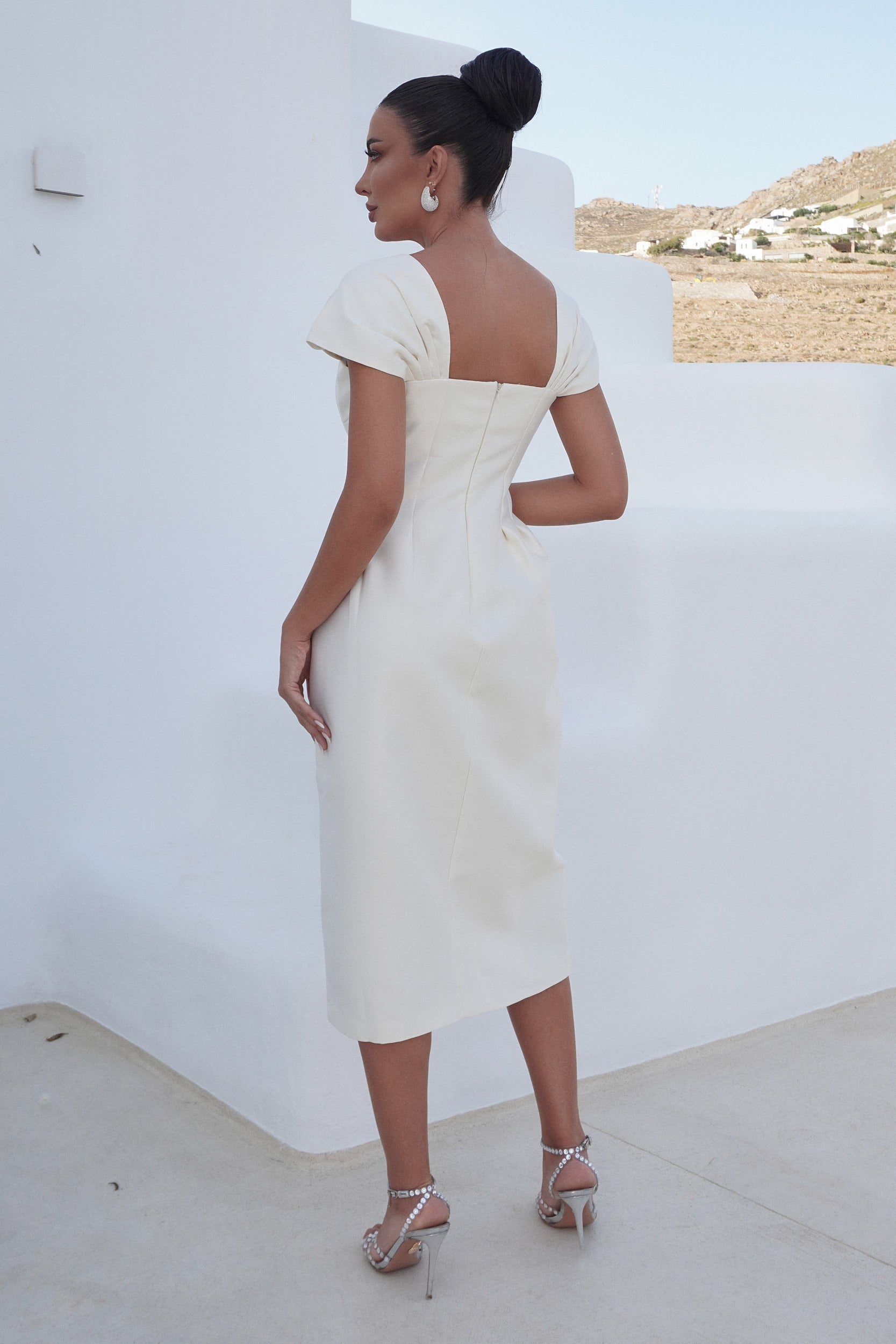 Long white dress for women Letona Bogas