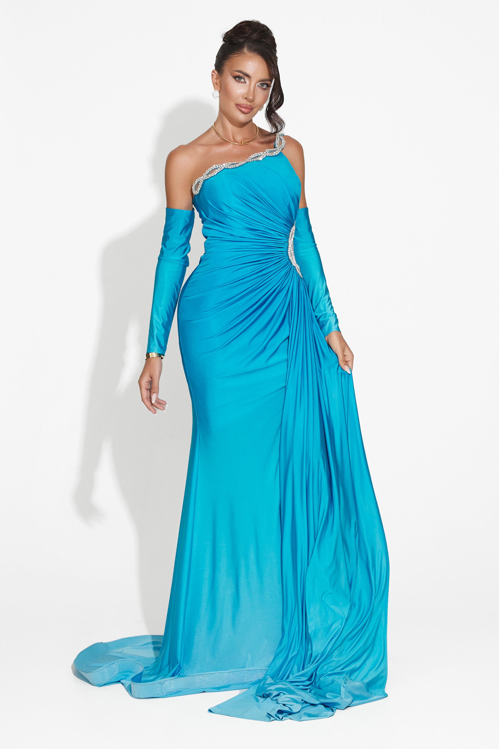 Long blue dress for women Noelia Bogas