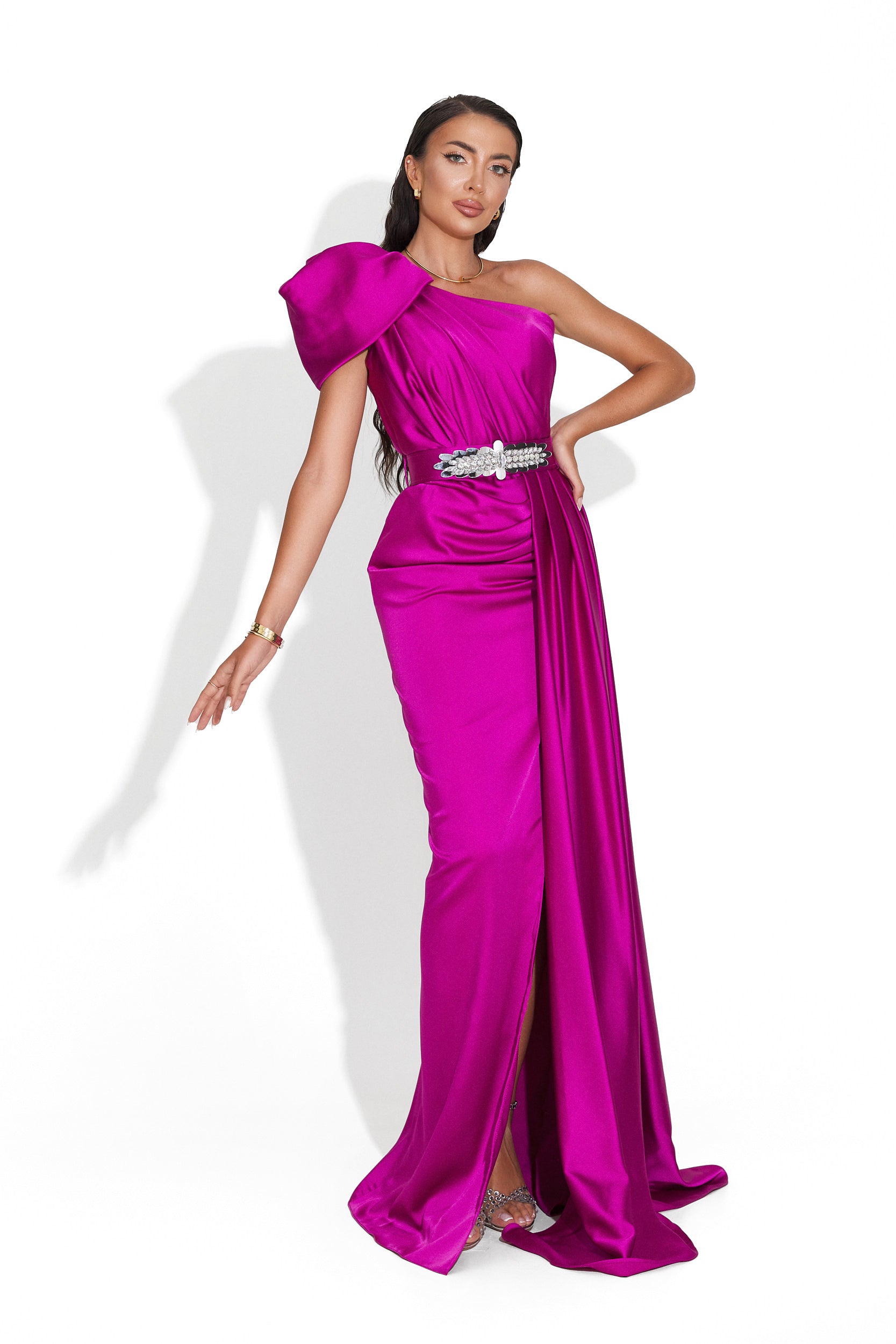 Rochie dama lunga fucsia Zeyna Bogas