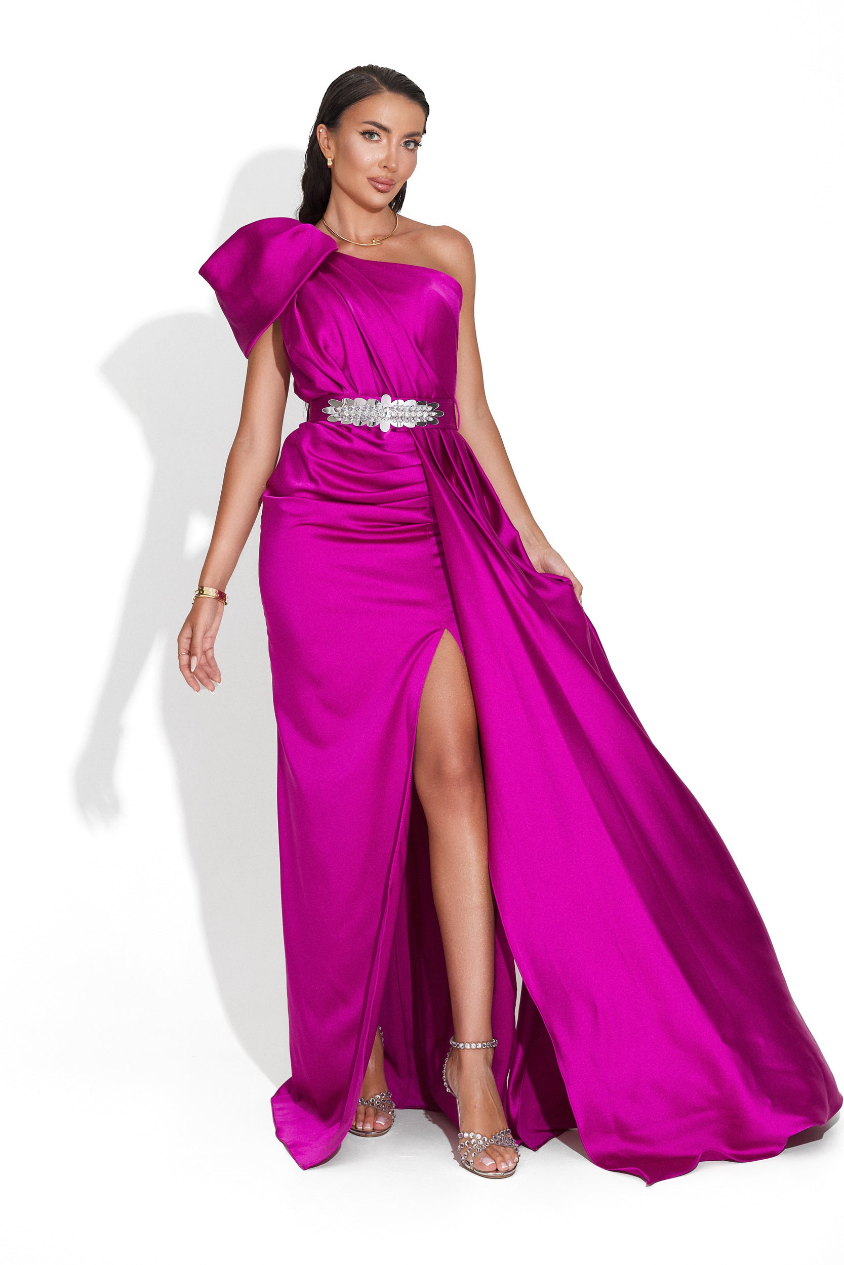 Rochie dama lunga fucsia Zeyna Bogas