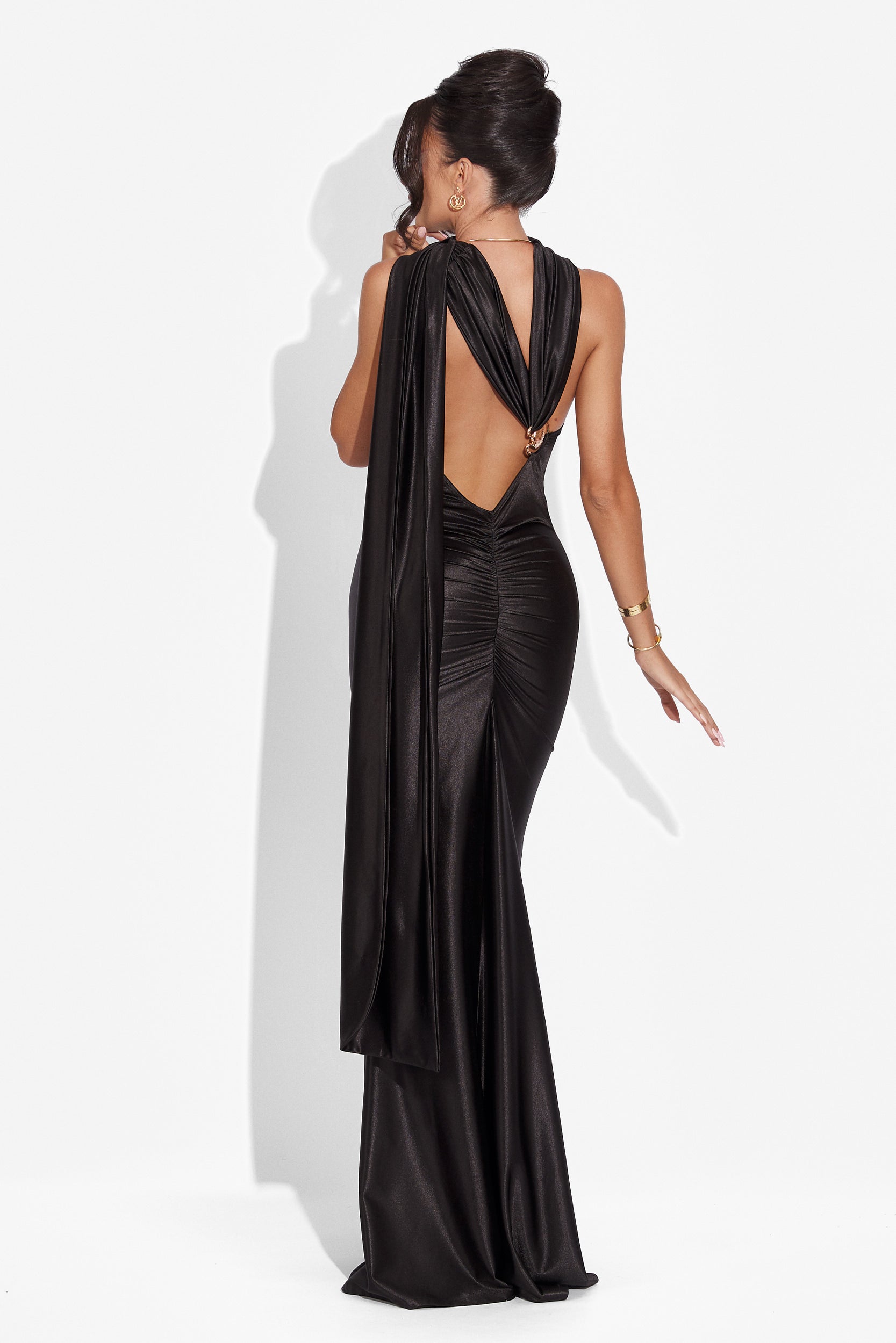 Long black dress for women Conie Bogas