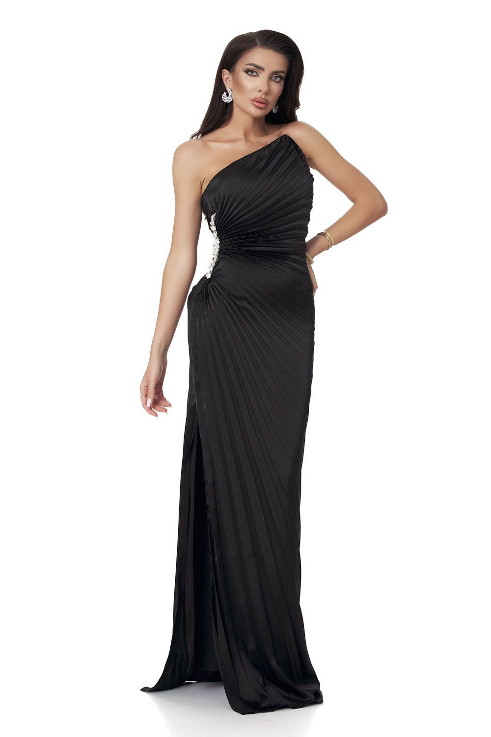 Rochie dama lunga neagra Deysi Bogas