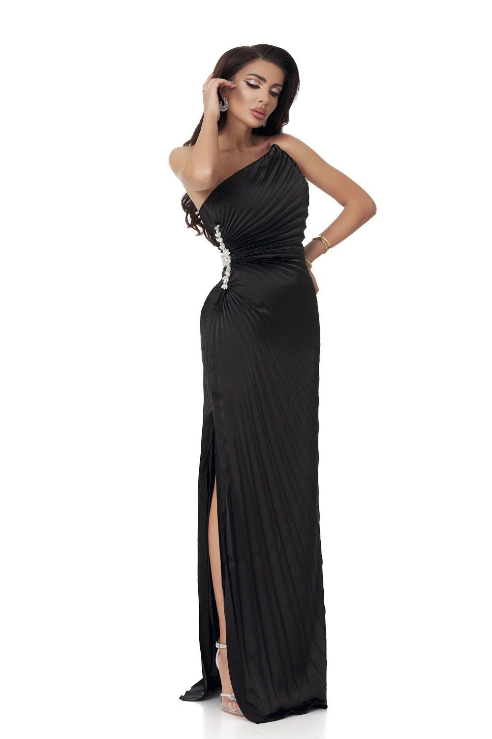 Rochie dama lunga neagra Deysi Bogas