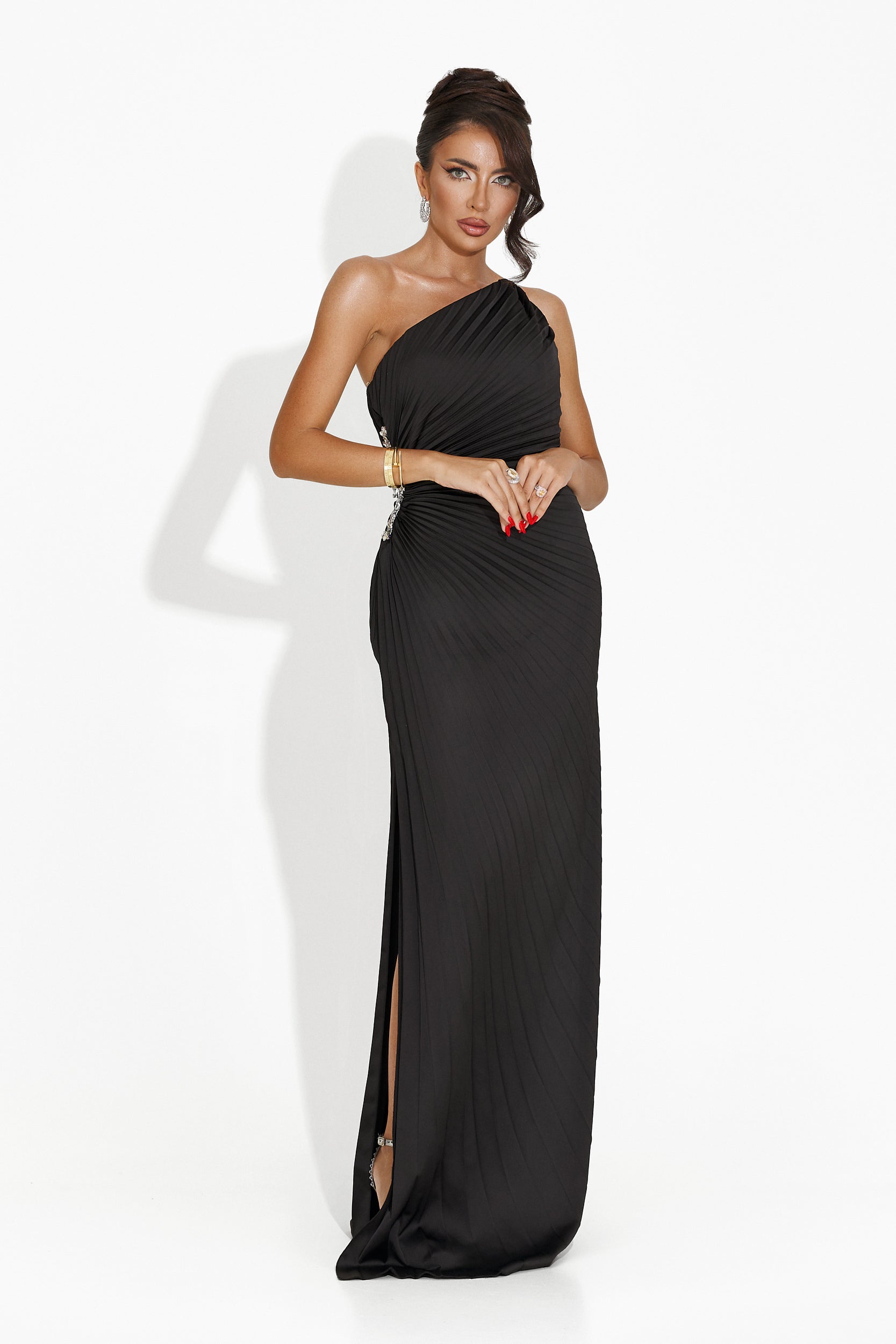 Rochie dama lunga neagra Deysi Bogas