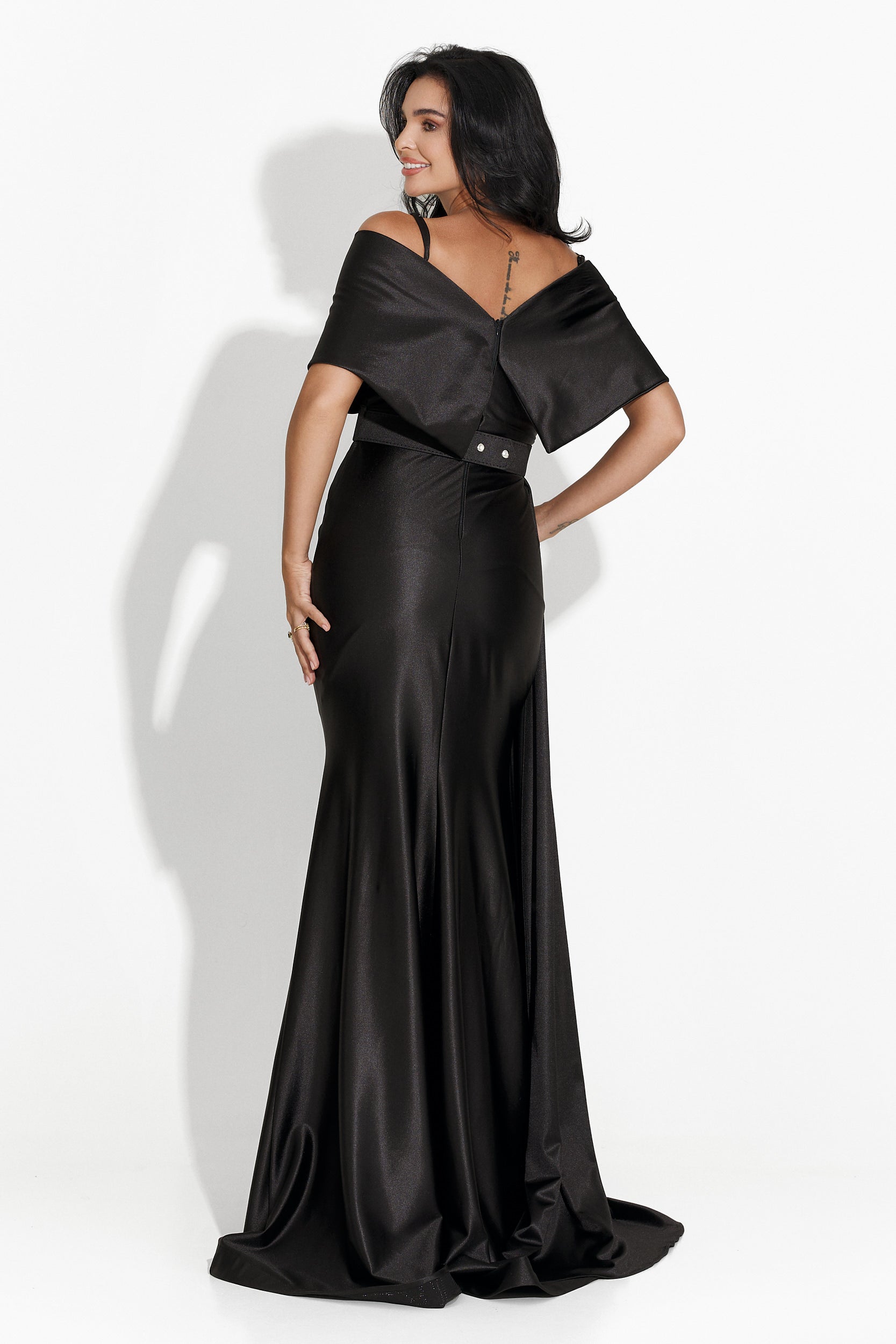 Long black dress for women Isembra Bogas