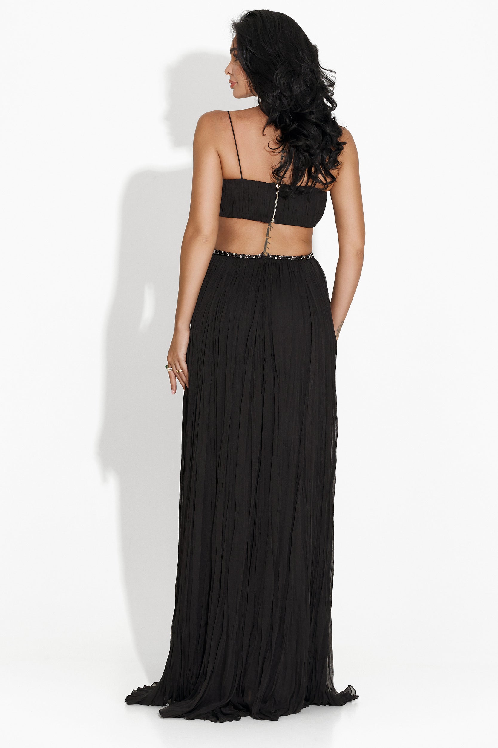 Long black dress for women Lalania Bogas