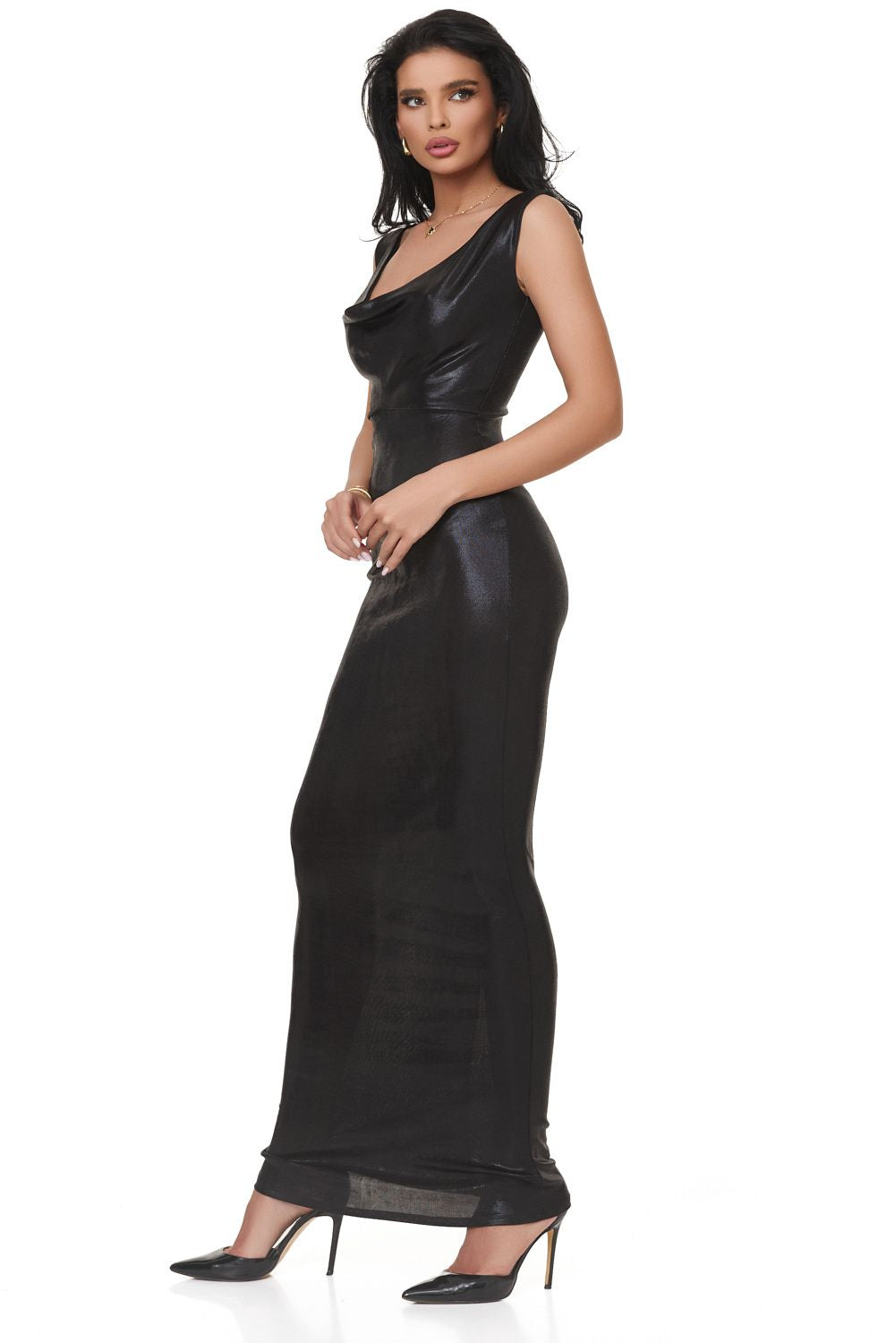 Printezel Bogas long black dress for ladies