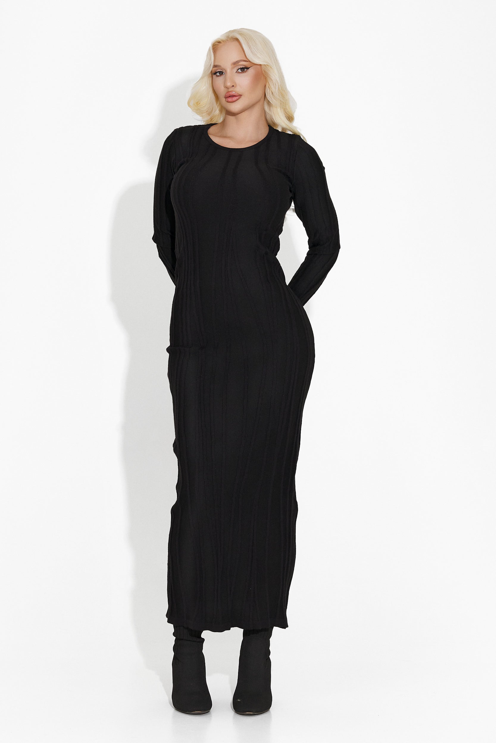 Long black dress for women Zarsa Bogas