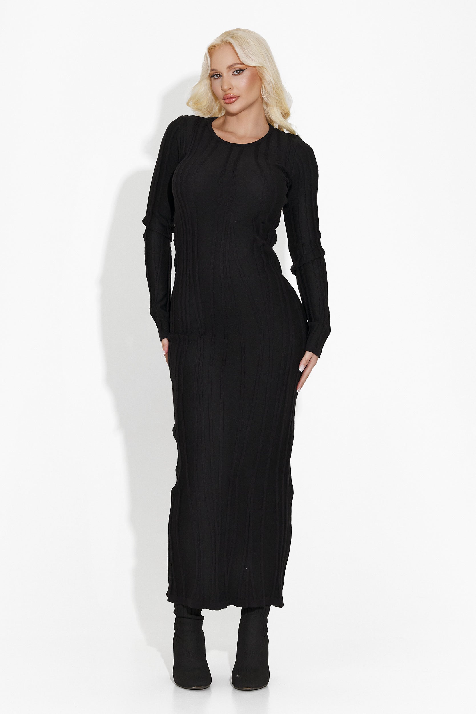 Long black dress for women Zarsa Bogas