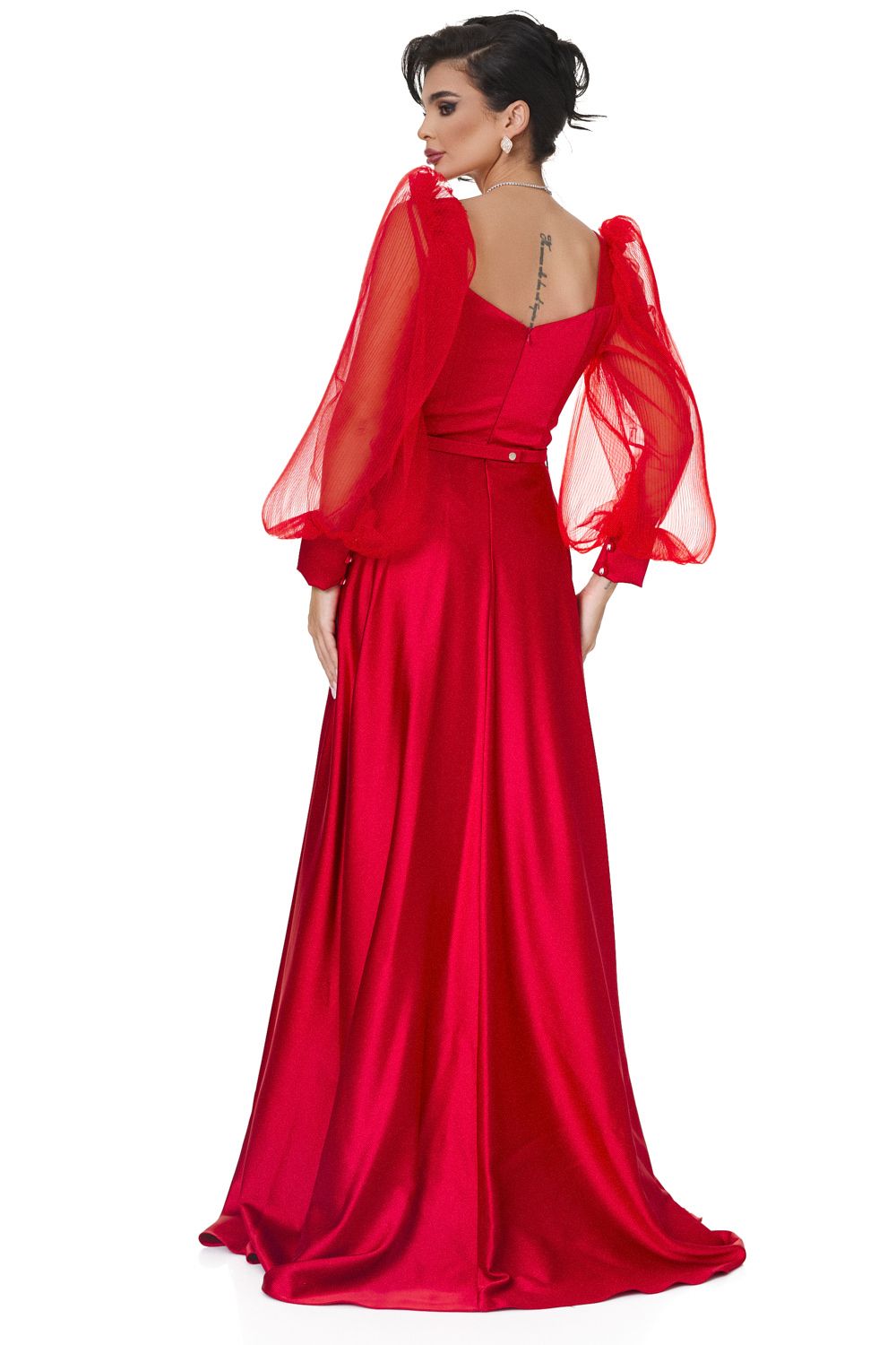 Ladies long red dress Brilians Bogas