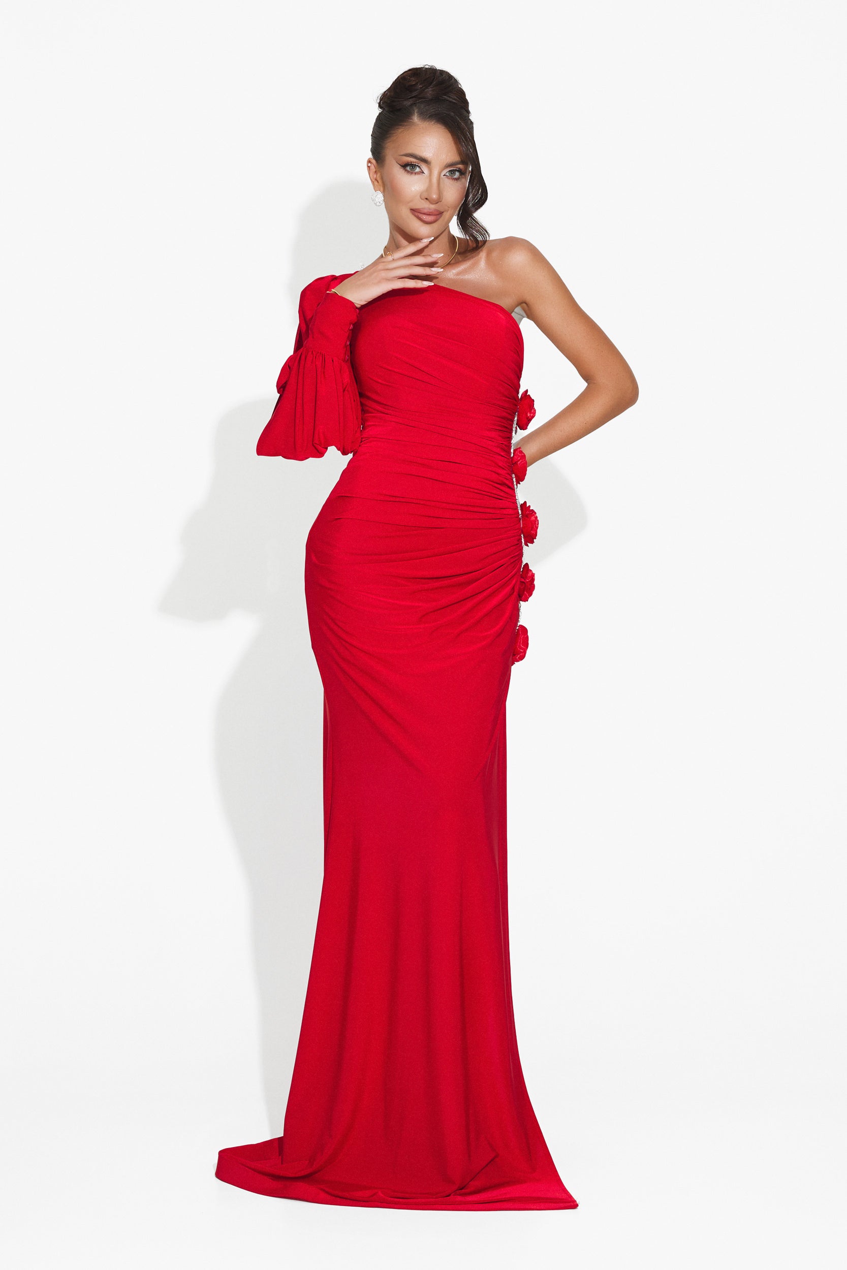 Long red dress for women Fanda Bogas