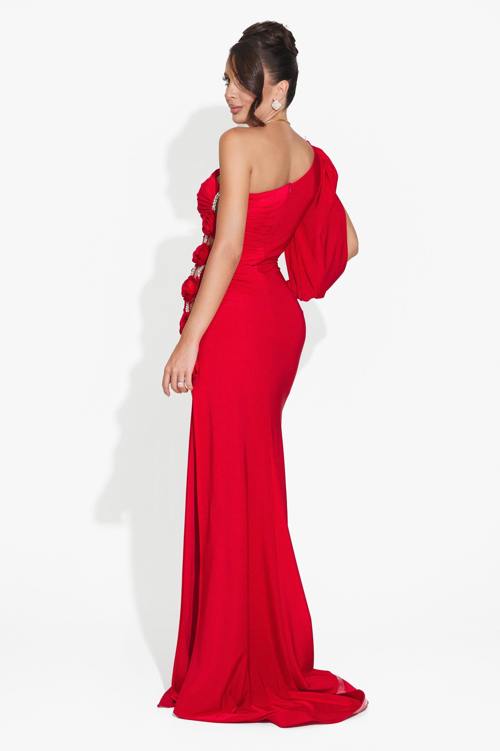 Long red dress for women Fanda Bogas