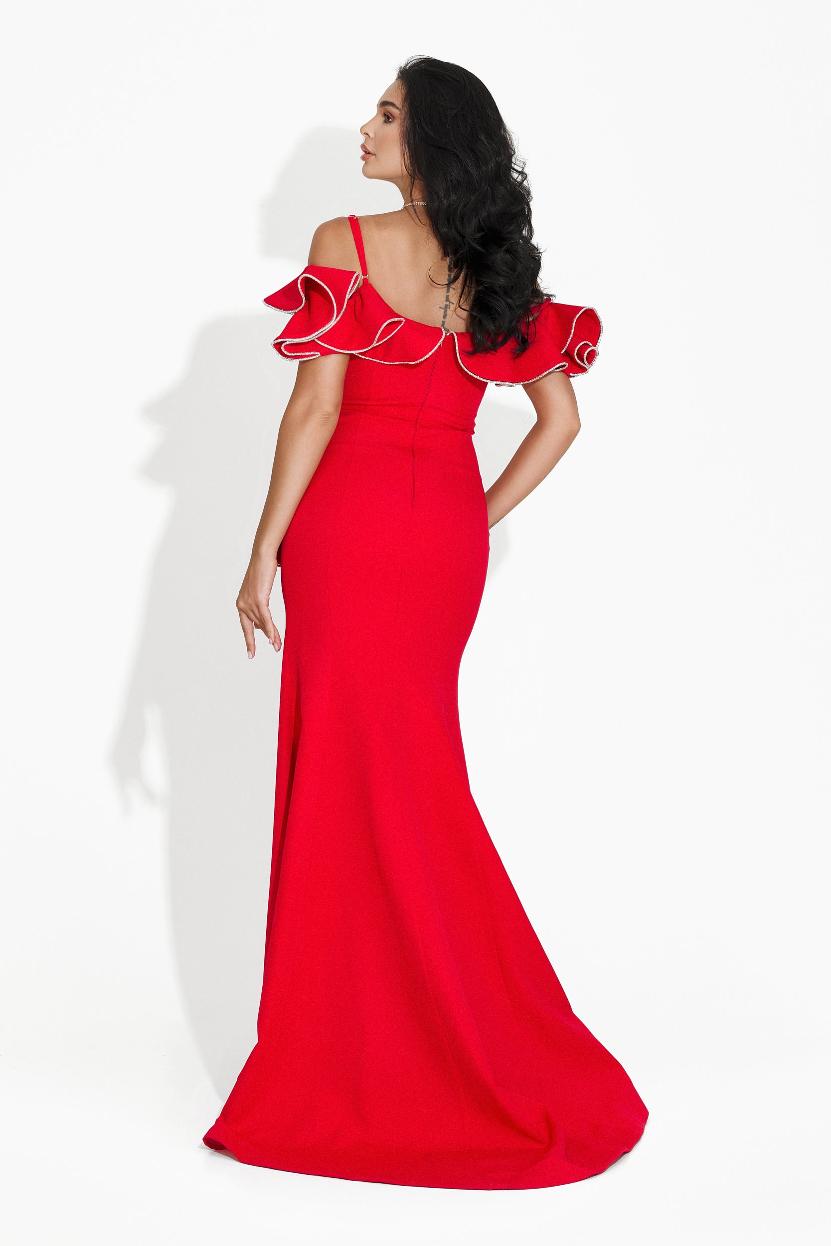 Long red dress for women Klaria Bogas