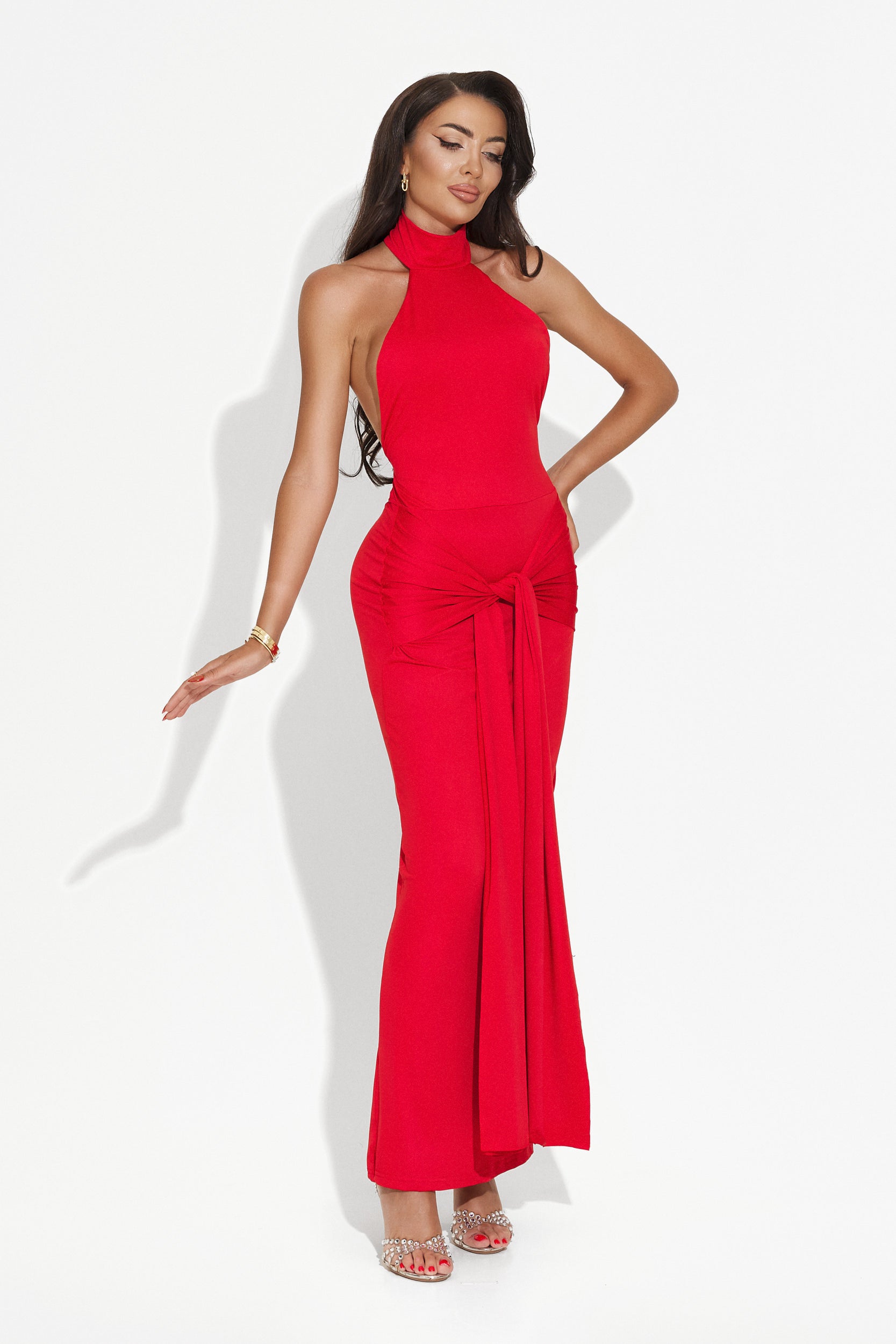 Long red dress for women Merima Bogas