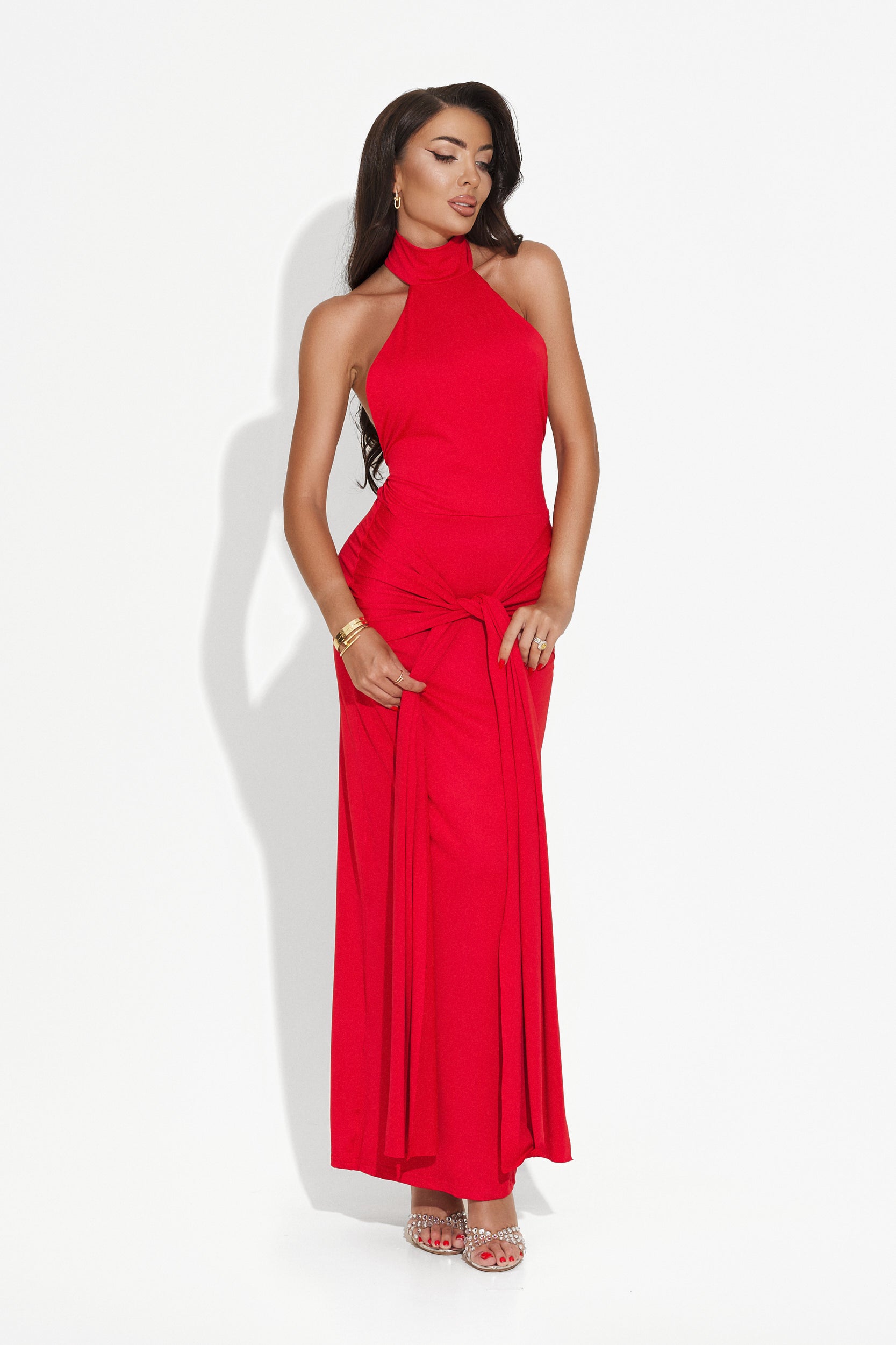 Long red dress for women Merima Bogas