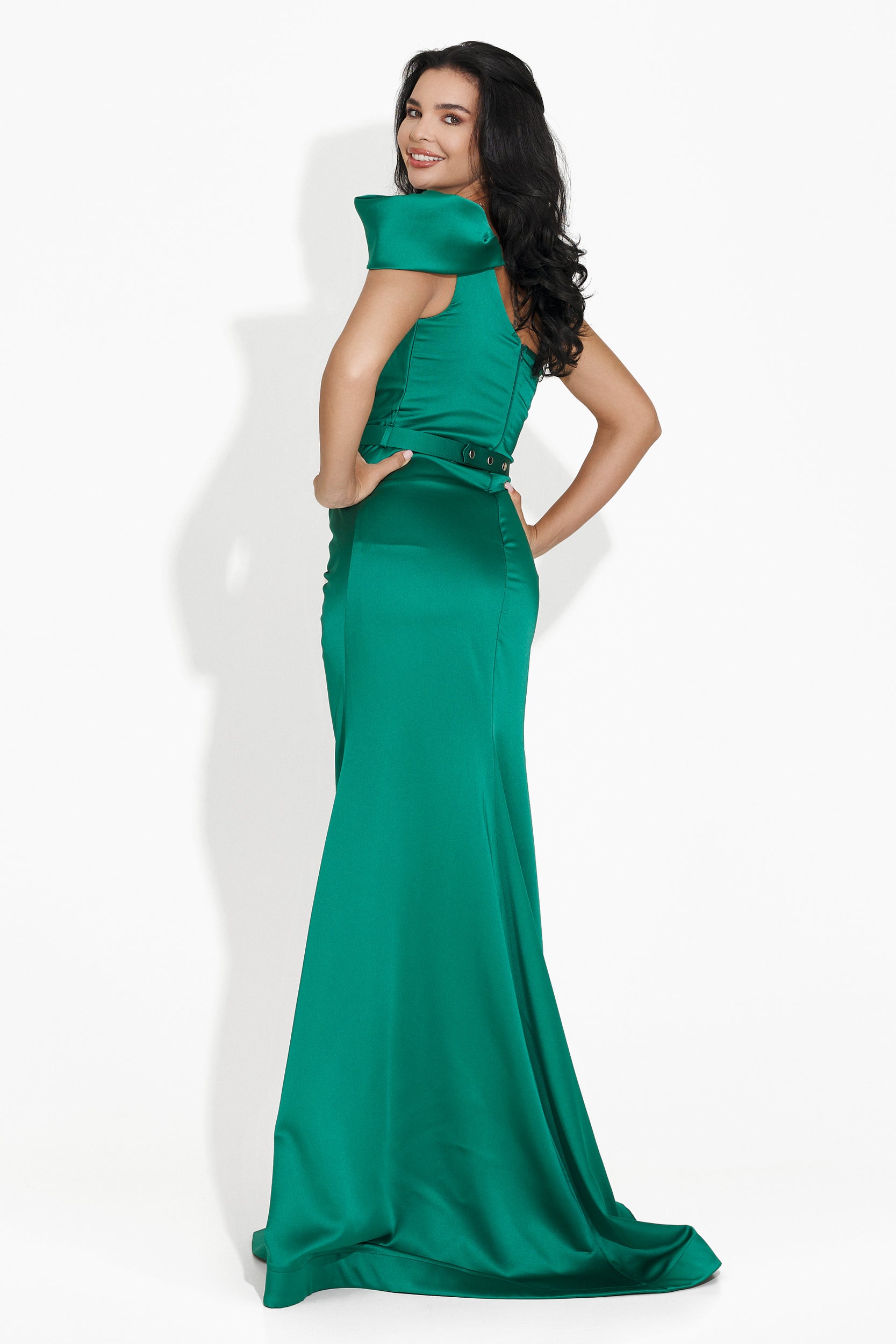 Long green dress for women Athada Bogas