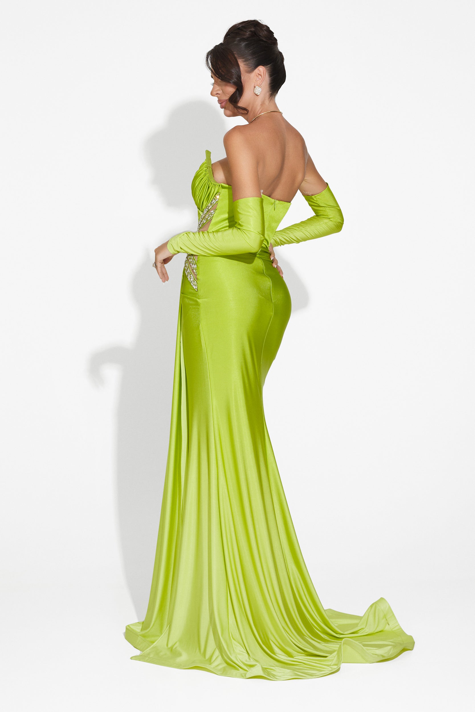 Long green dress for women Zeinas Bogas