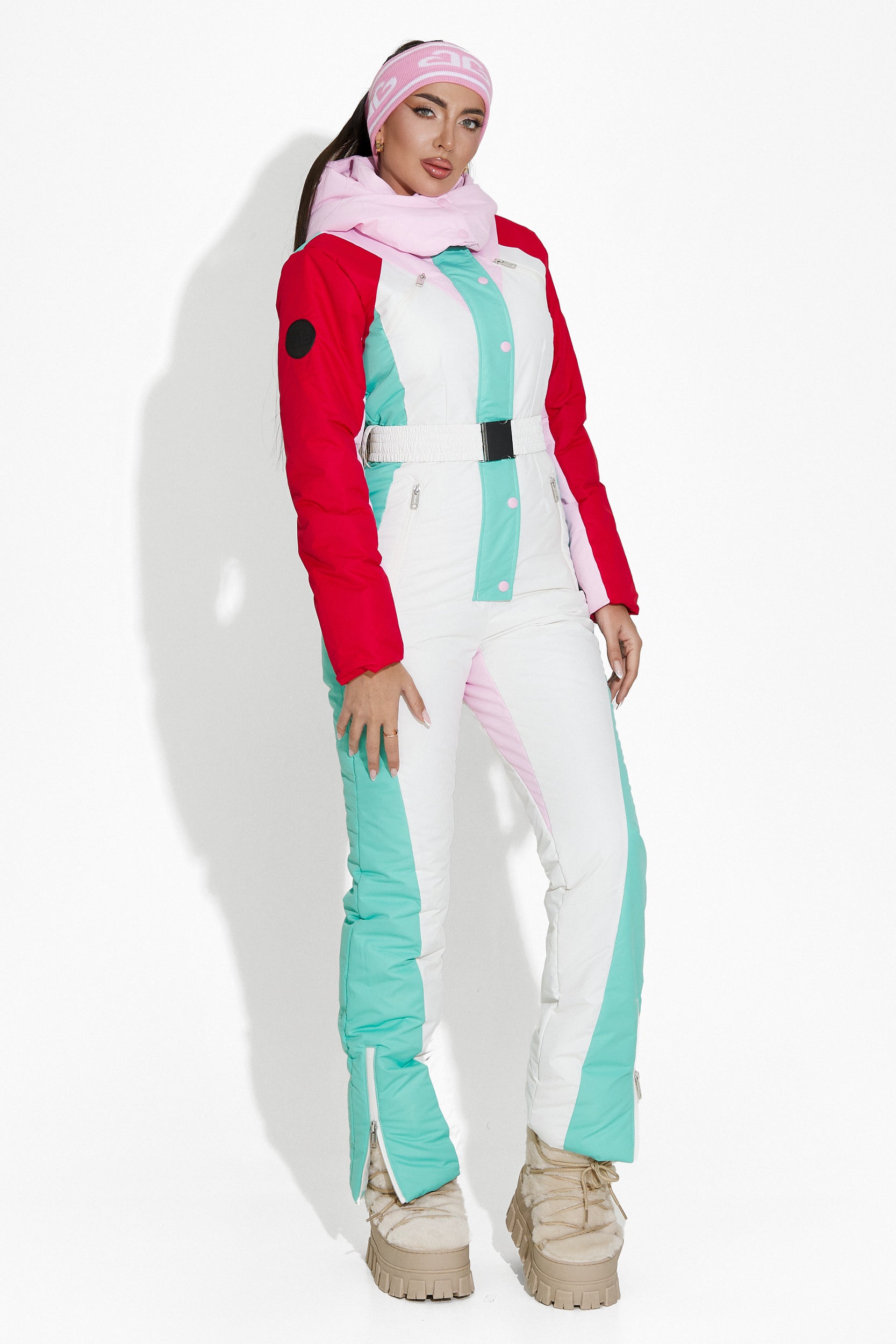 Nadyna Bogas white casual ski overall