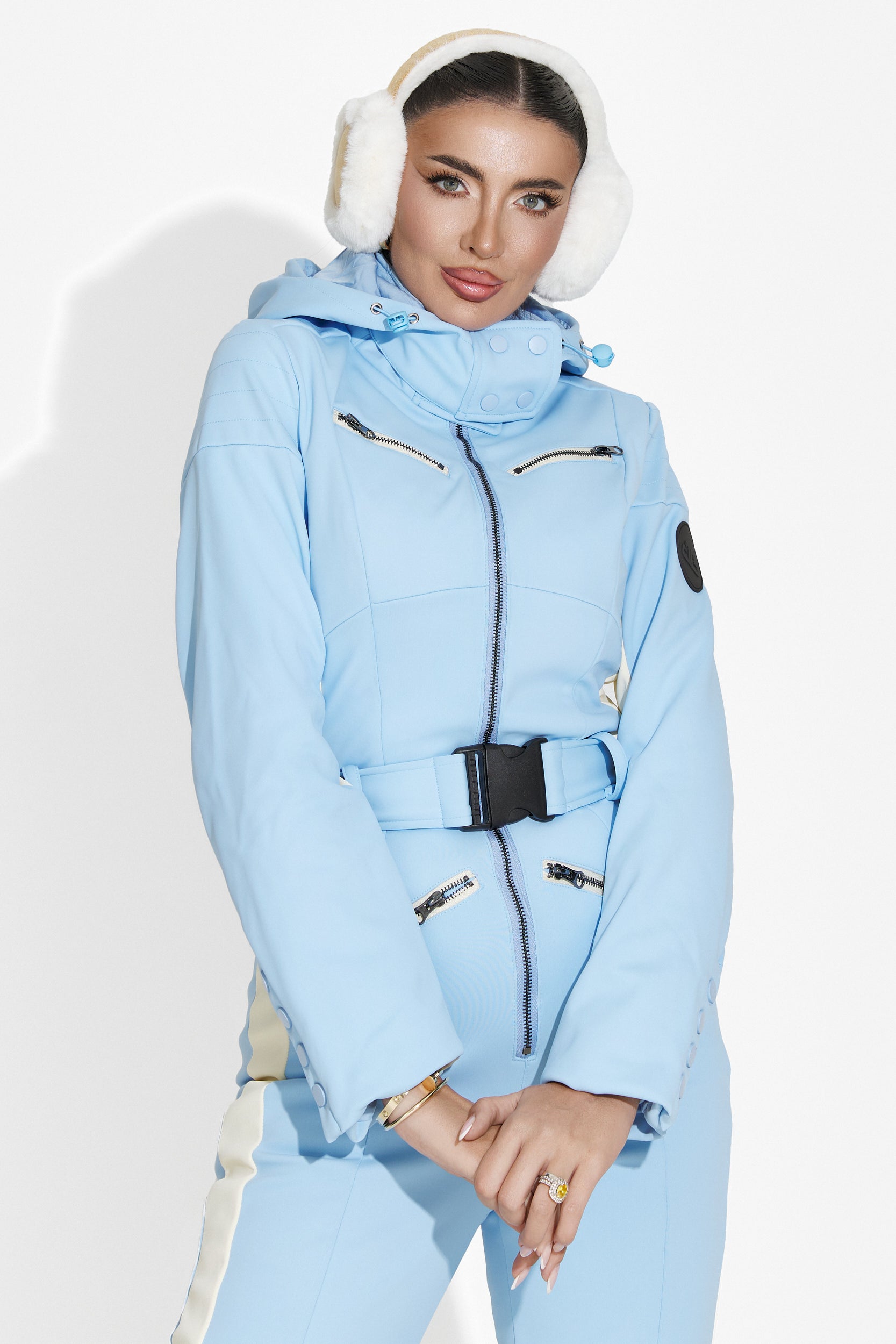 Blue casual ski jumpsuit Driana Bogas