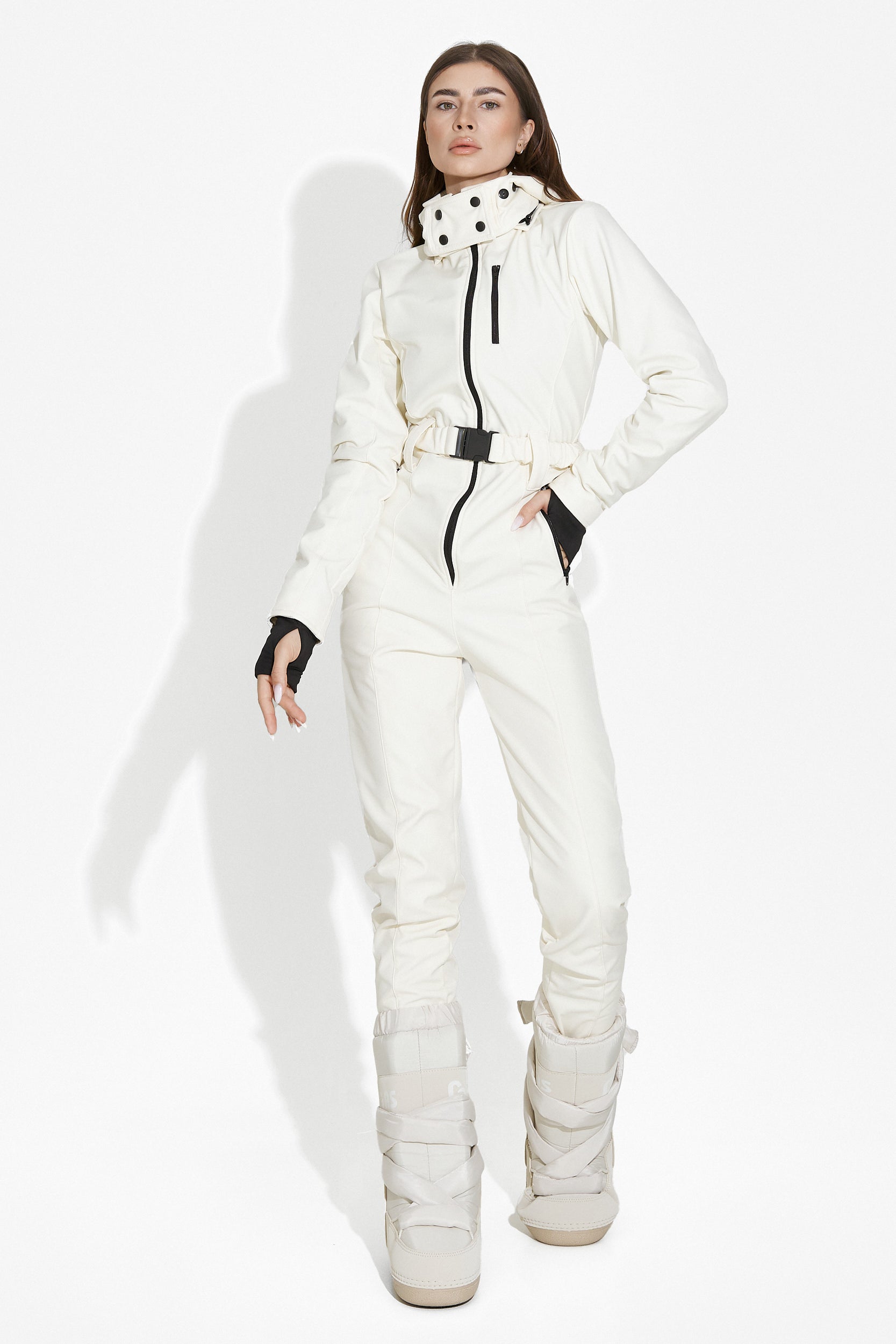 Anodys Bogas cream casual ski overalls