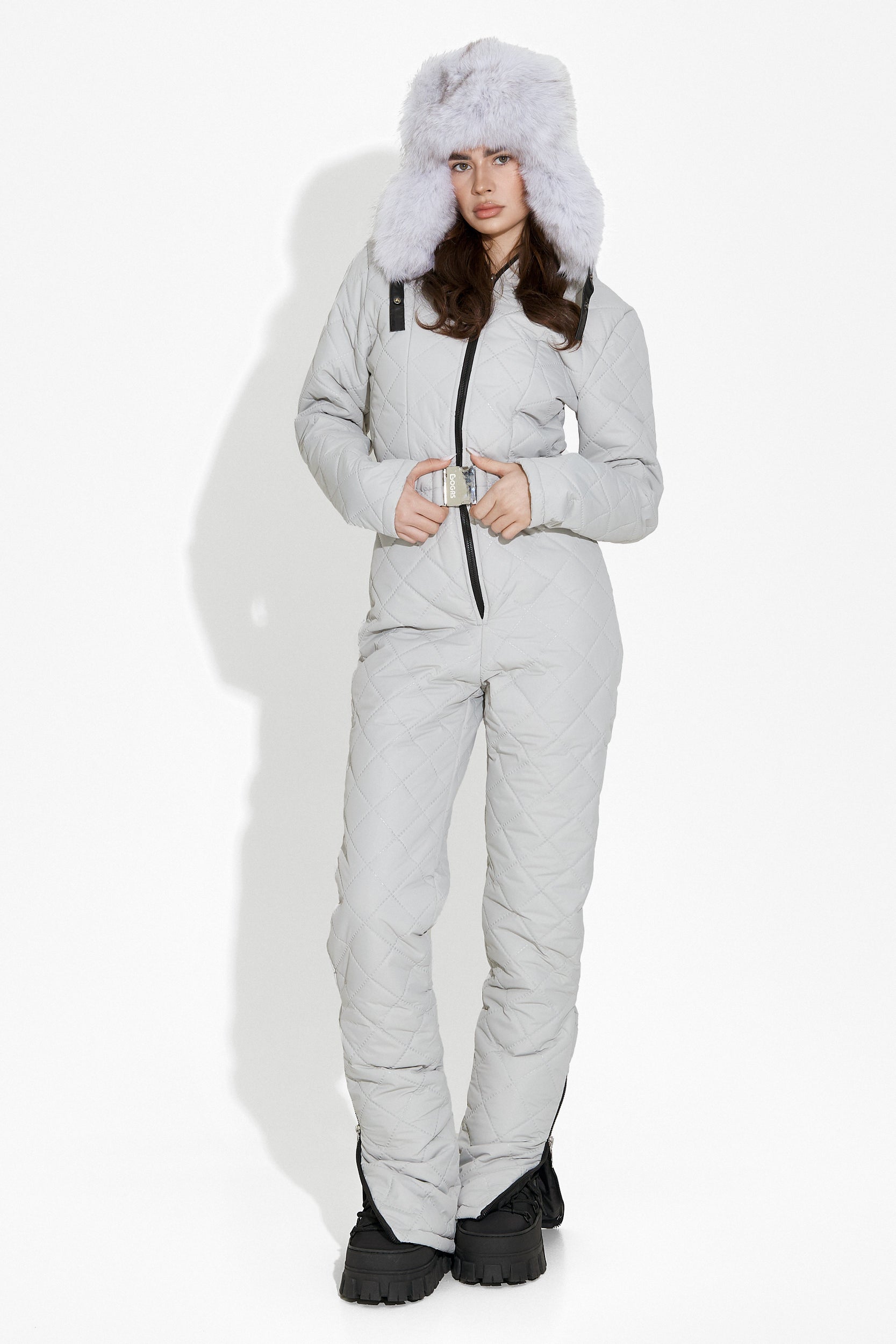 Gray casual ski overalls Yvels Bogas