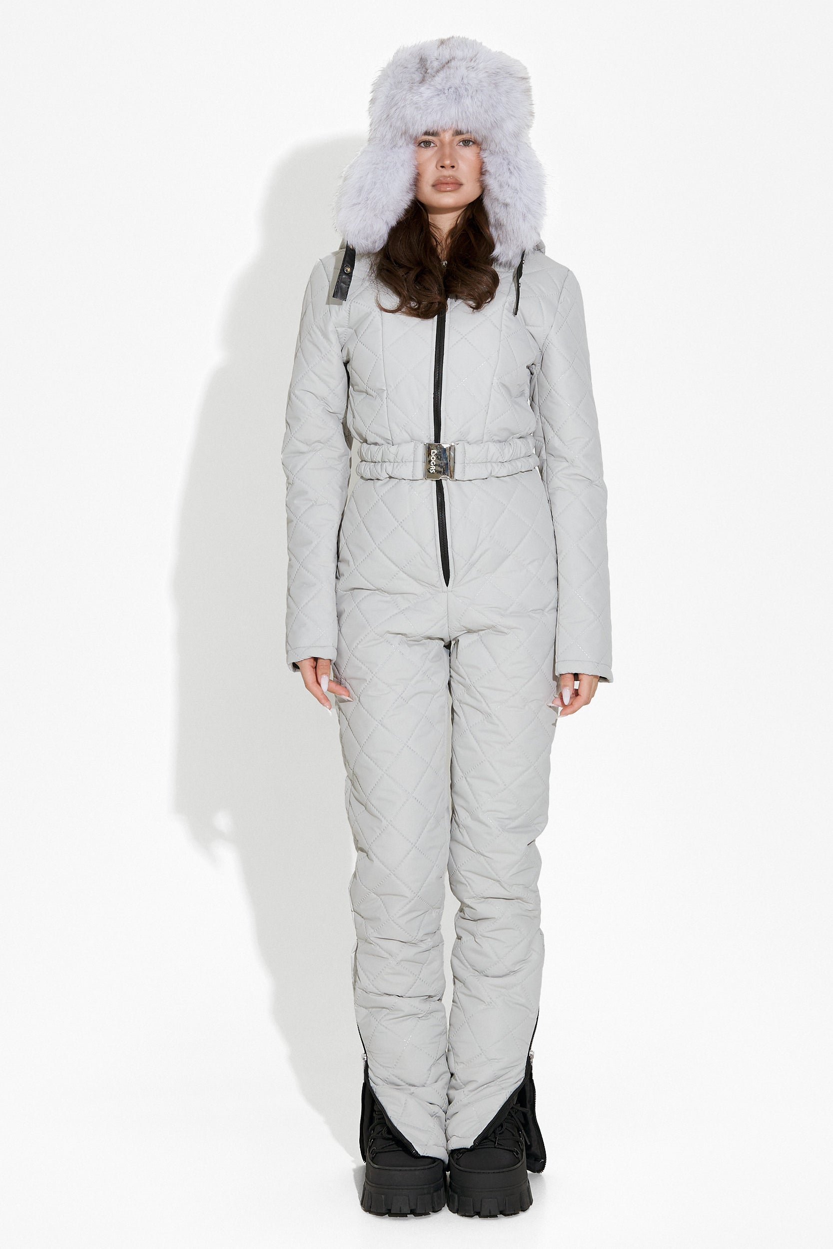 Gray casual ski overalls Yvels Bogas