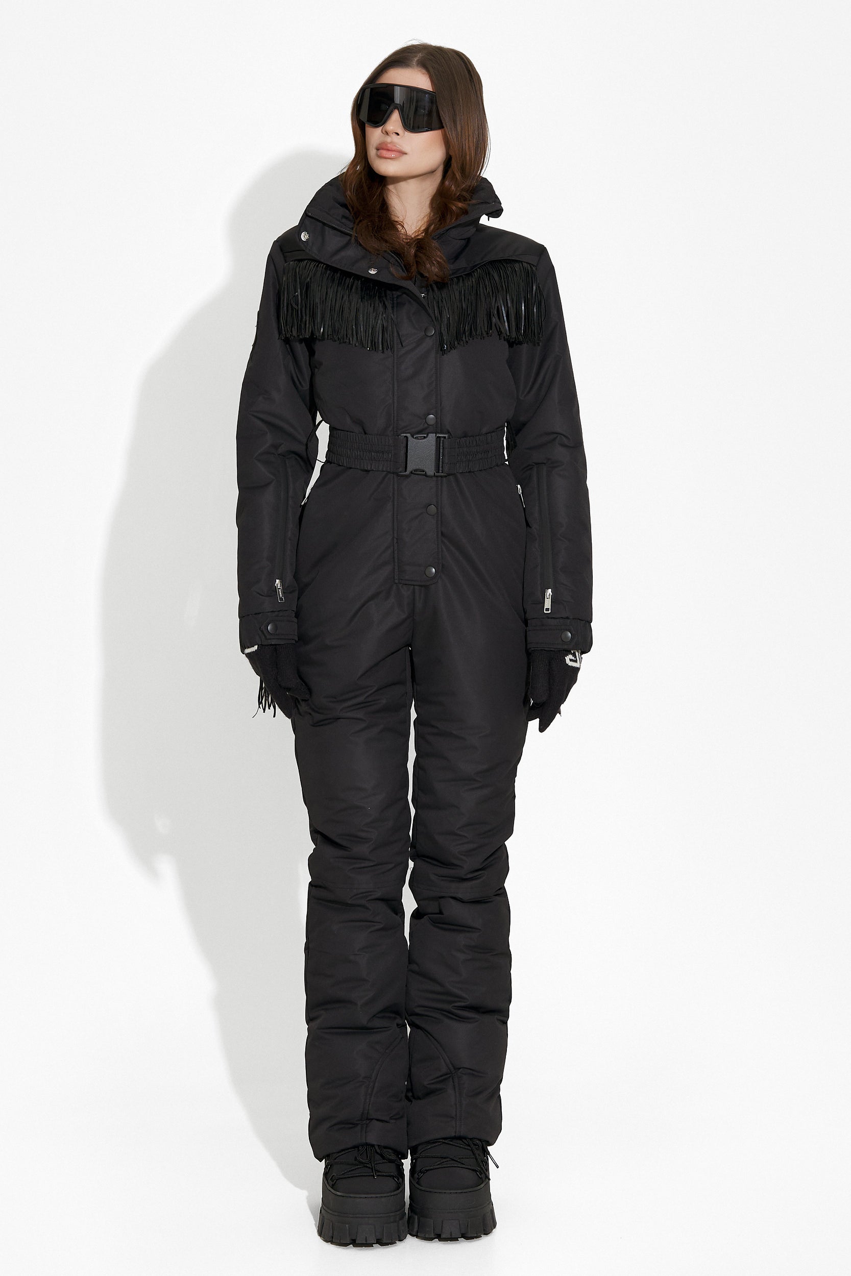 Ritanya Bogas black casual ski overalls