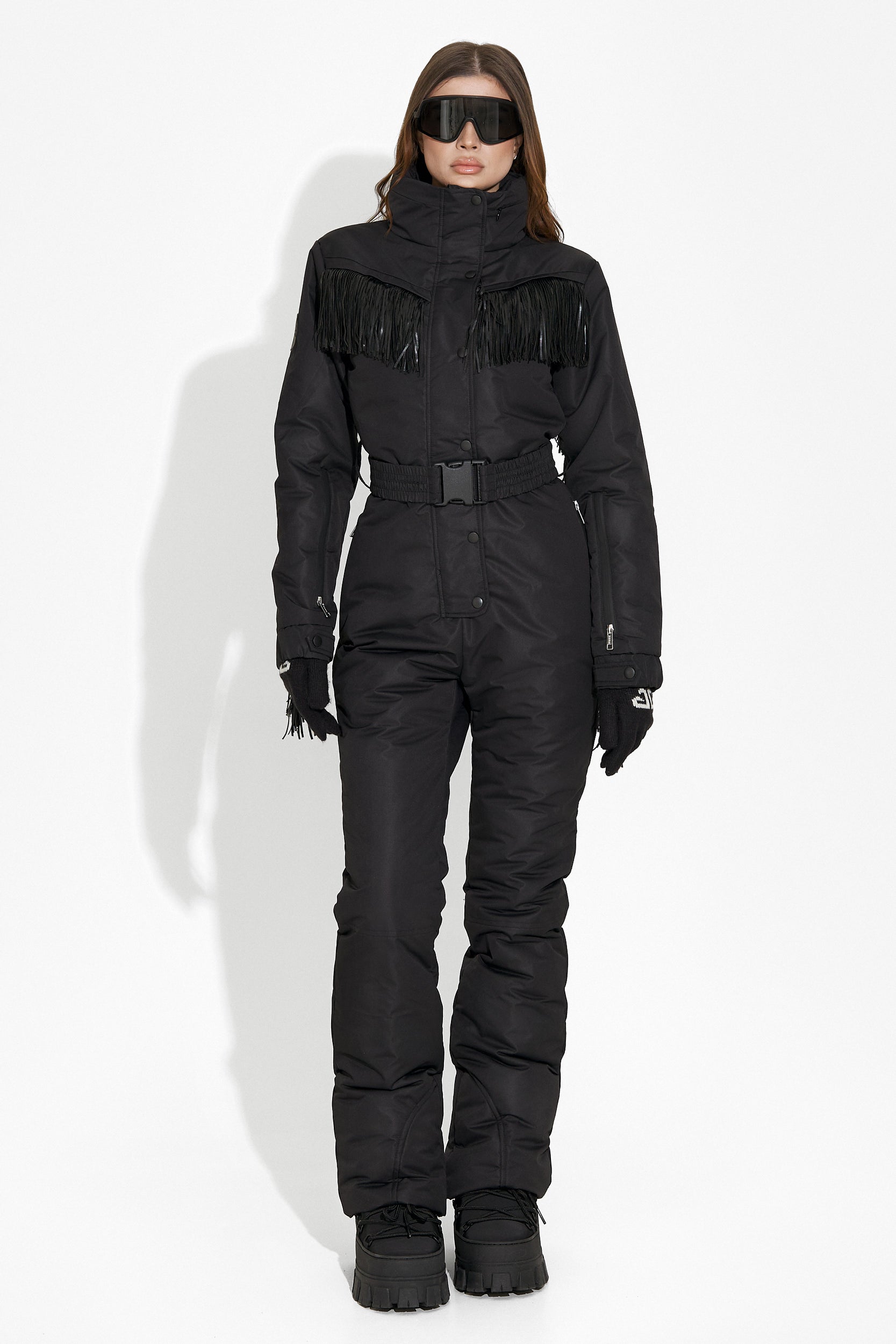 Ritanya Bogas black casual ski overalls