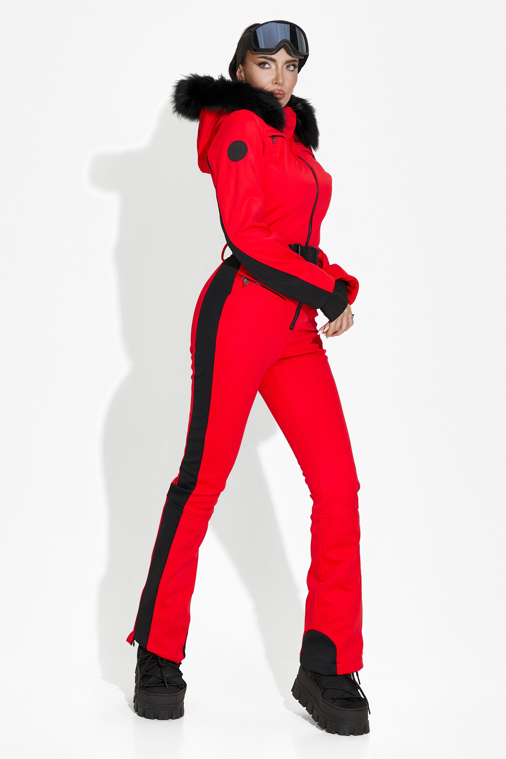 Casual red ski overall Chery Bogas