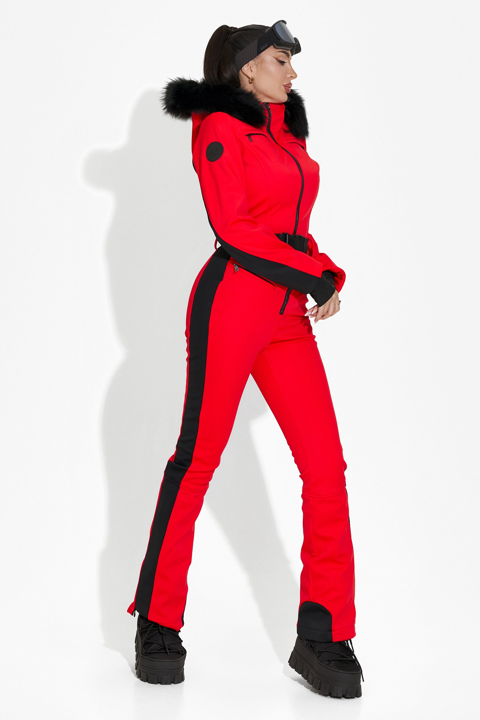 Casual red ski overall Chery Bogas