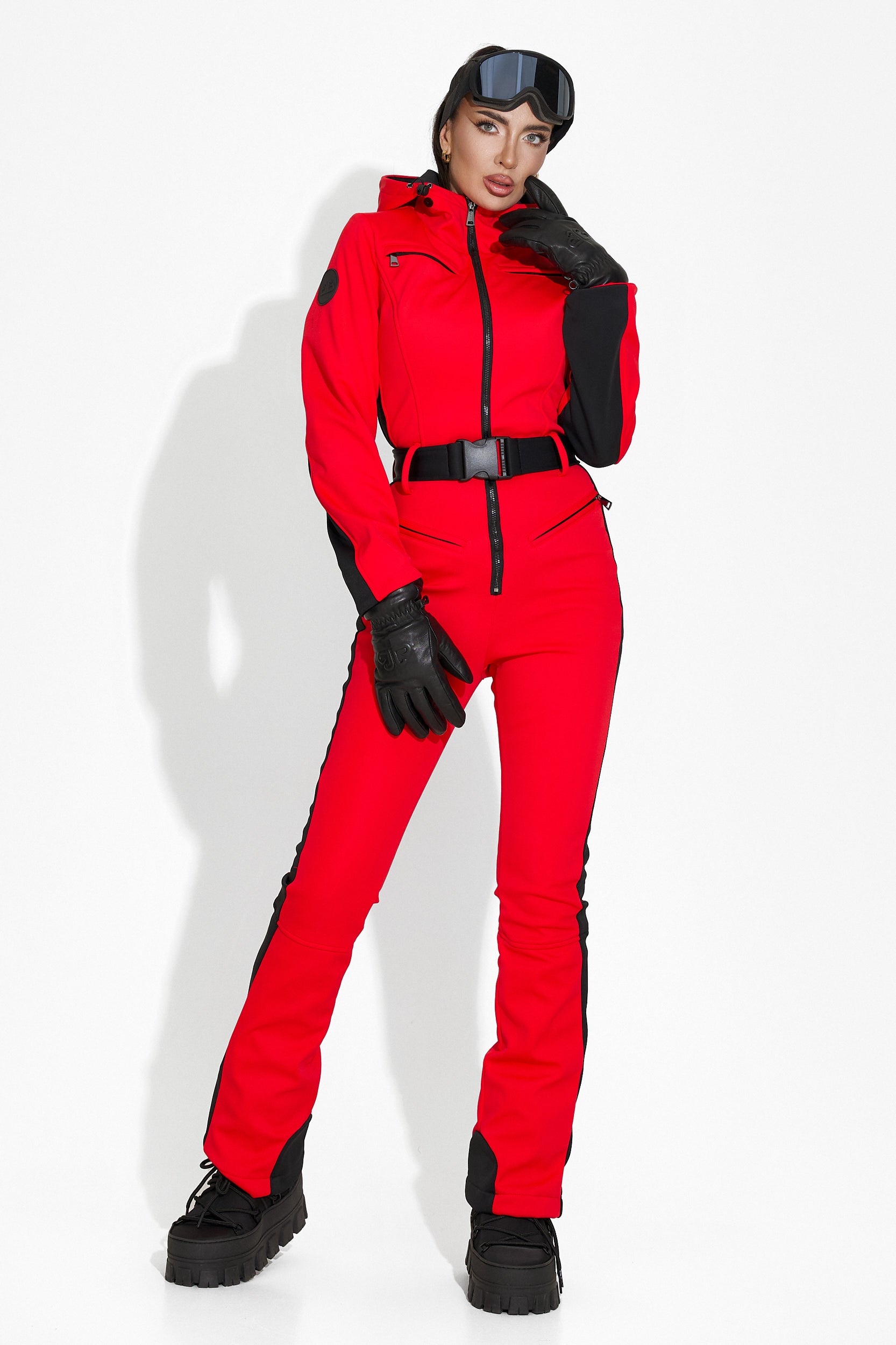 Casual red ski overall Yrech Bogas