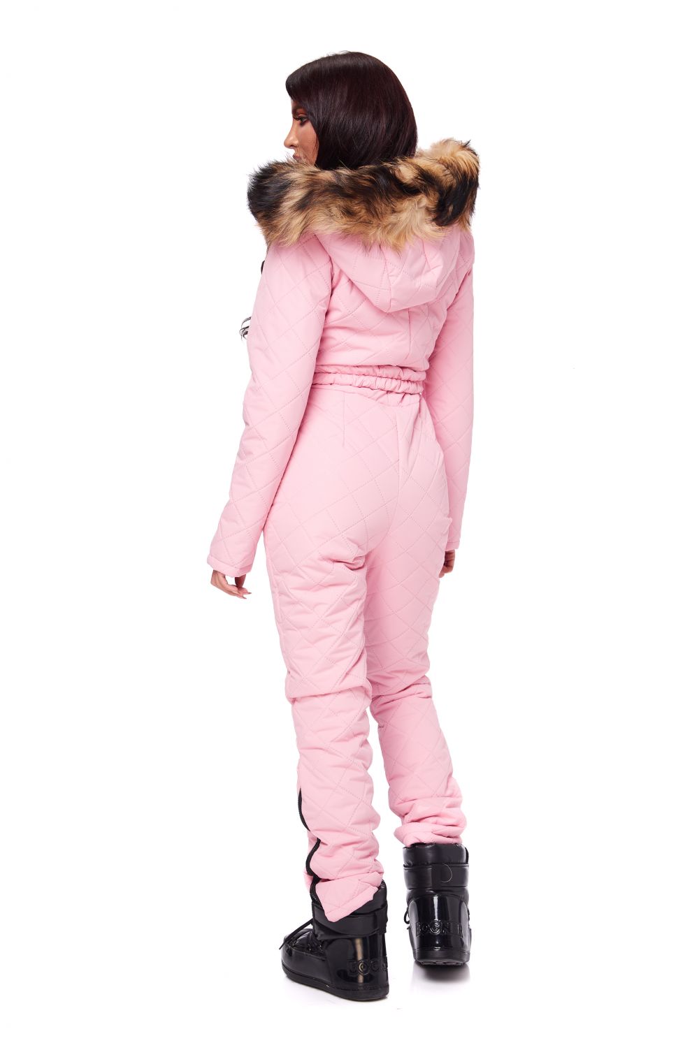 Levy Bogas pink casual ski jumpsuit
