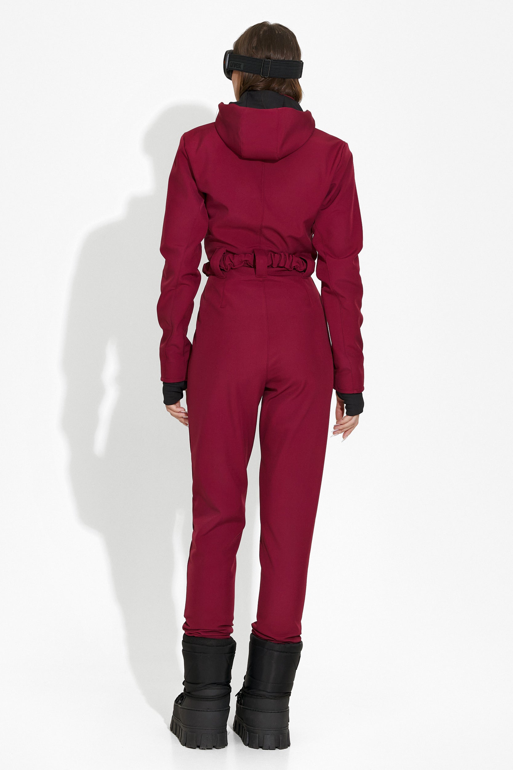 Anodys Bogas casual burgundy ski overalls