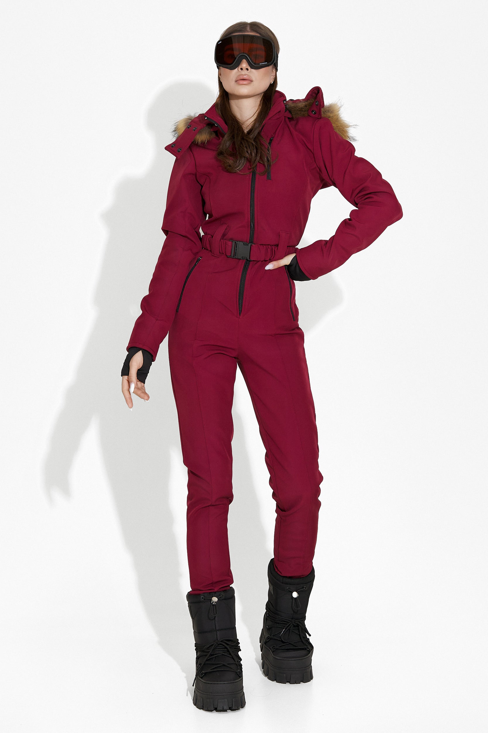 Salopeta ski casual burgundy Sydona Bogas