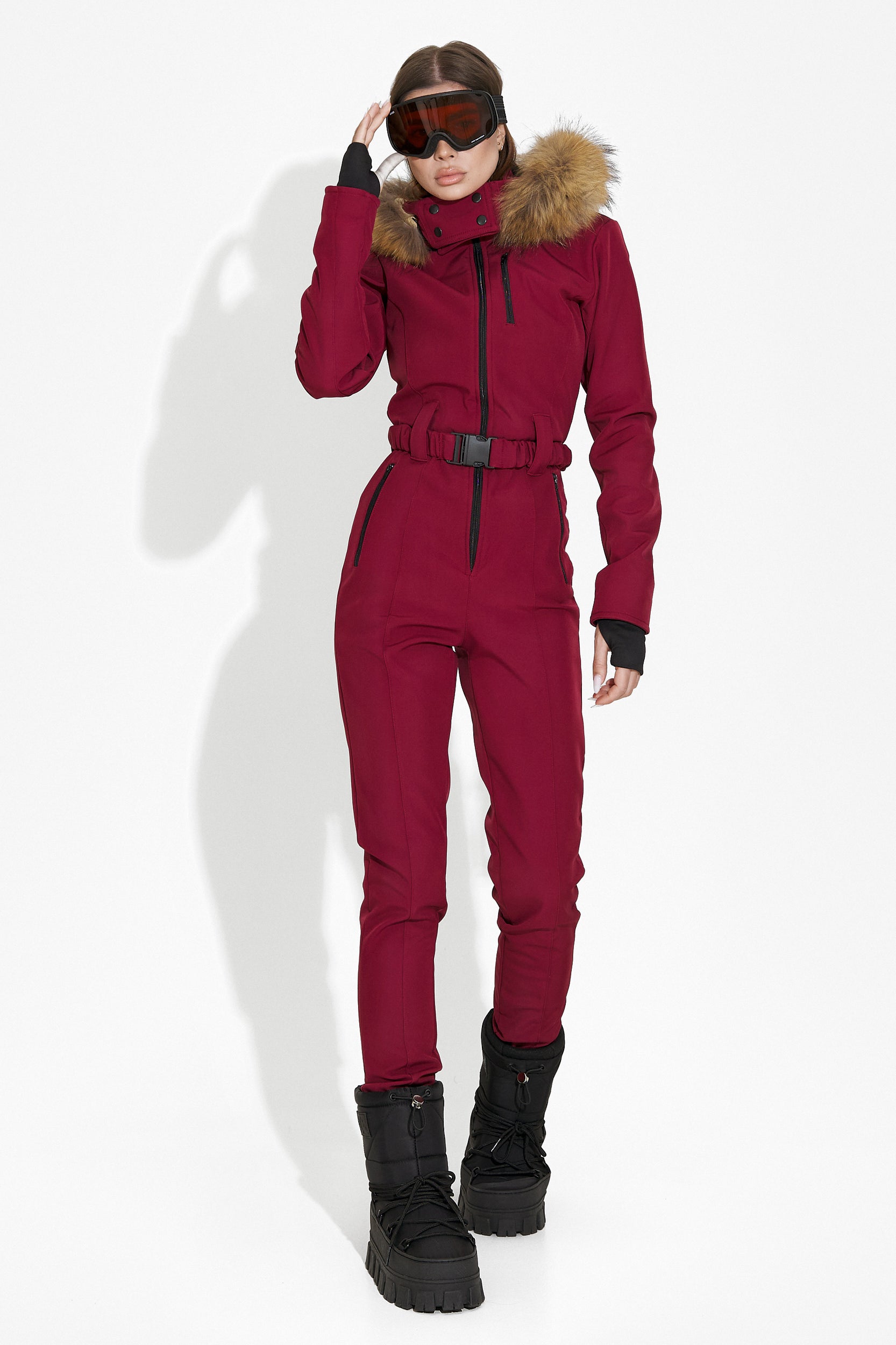 Salopeta ski casual burgundy Sydona Bogas