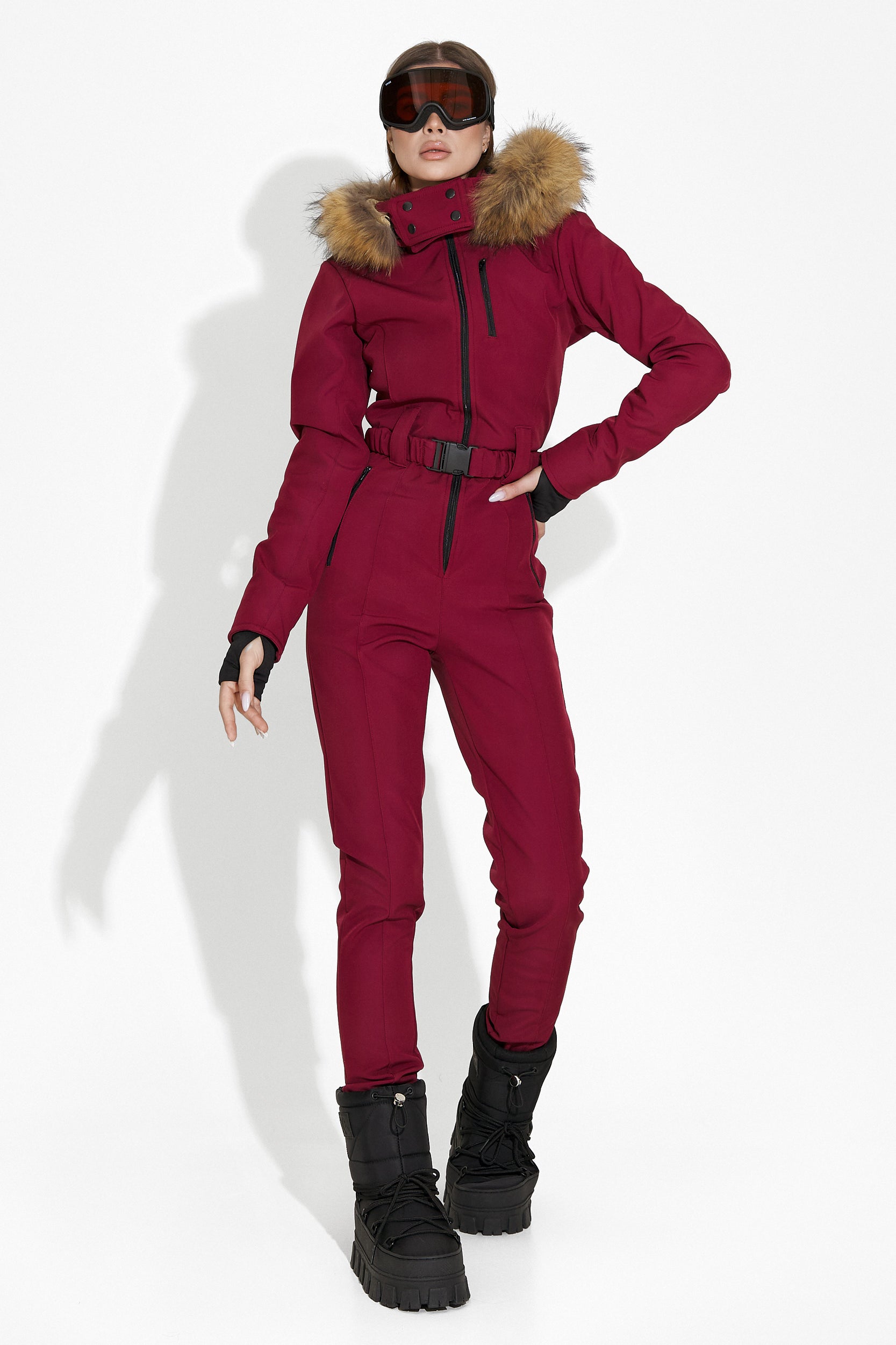 Salopeta ski casual burgundy Sydona Bogas