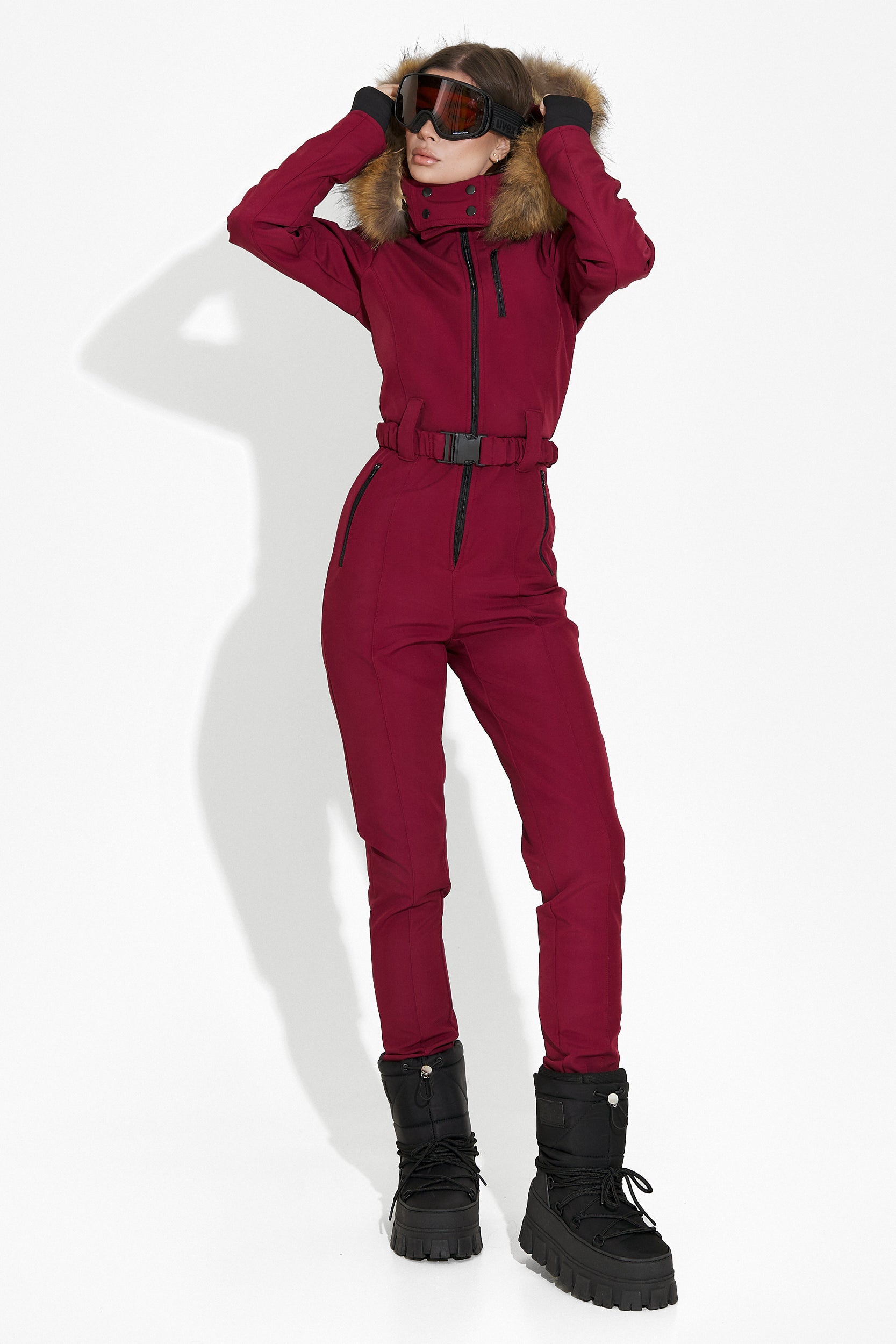 Salopeta ski casual burgundy Sydona Bogas