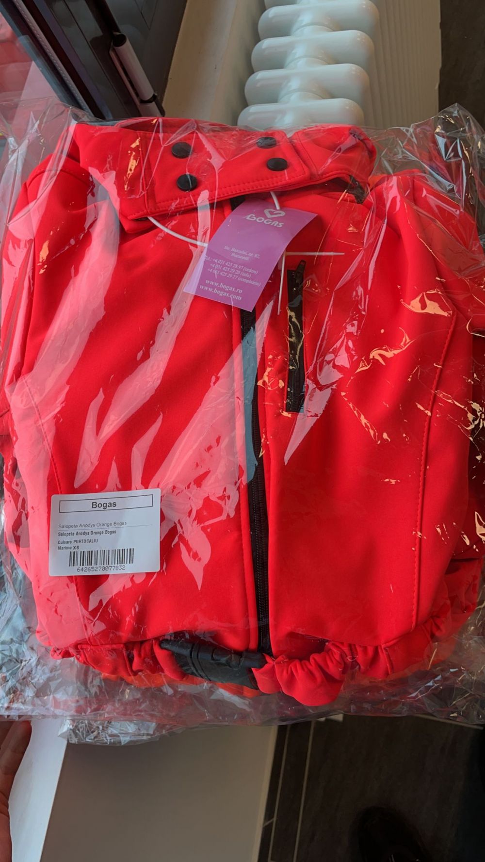 Anodys Bogas orange casual ski overalls