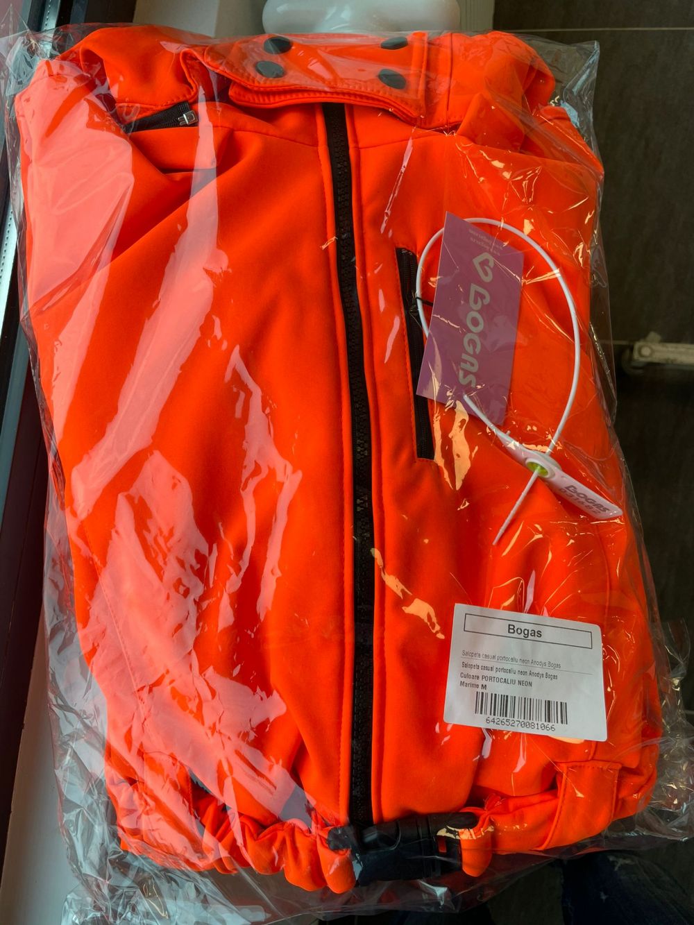 Anodys Bogas neon orange casual ski jumpsuit