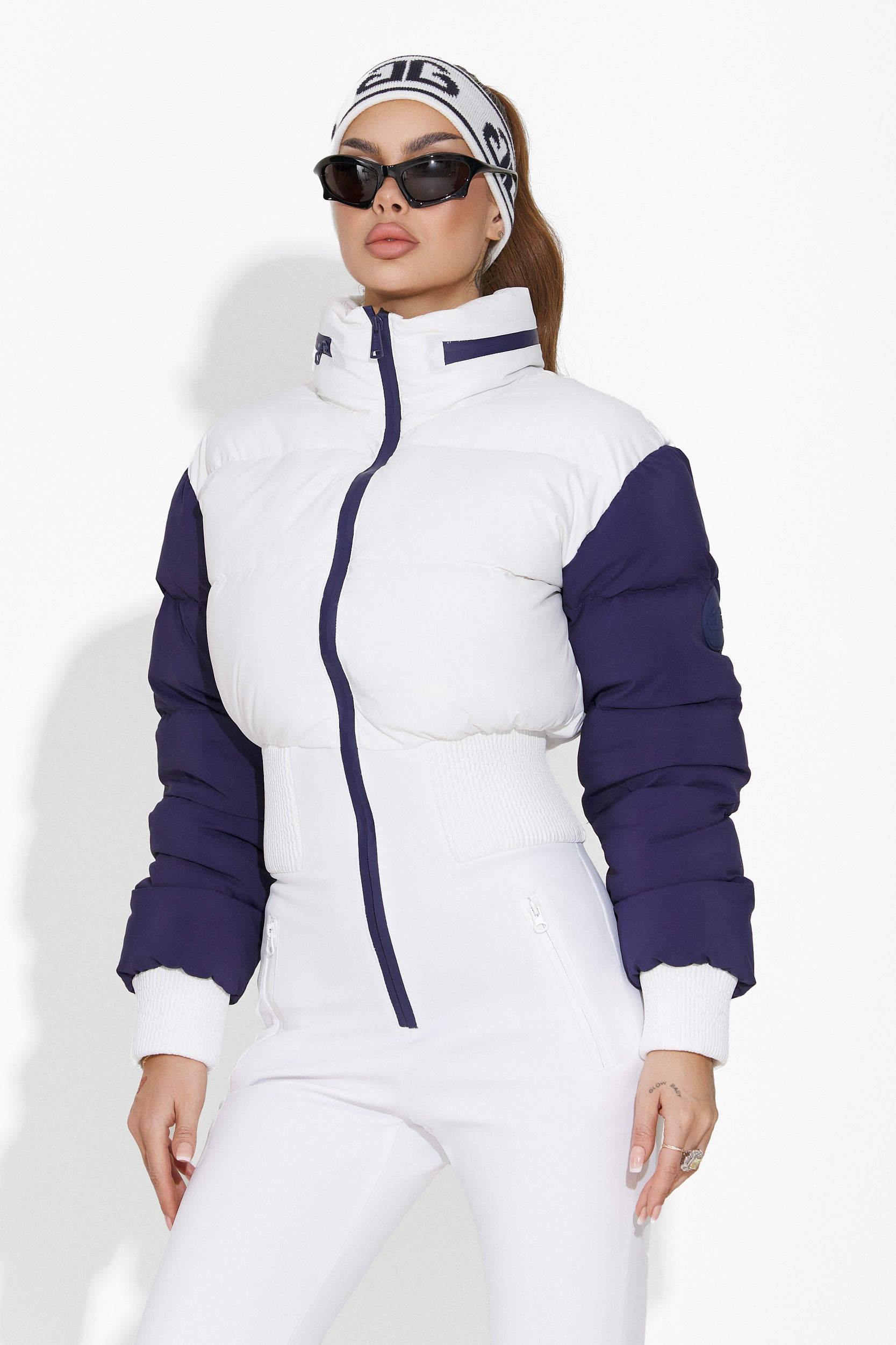 White women's ski jumpsuit Bobye Bogas