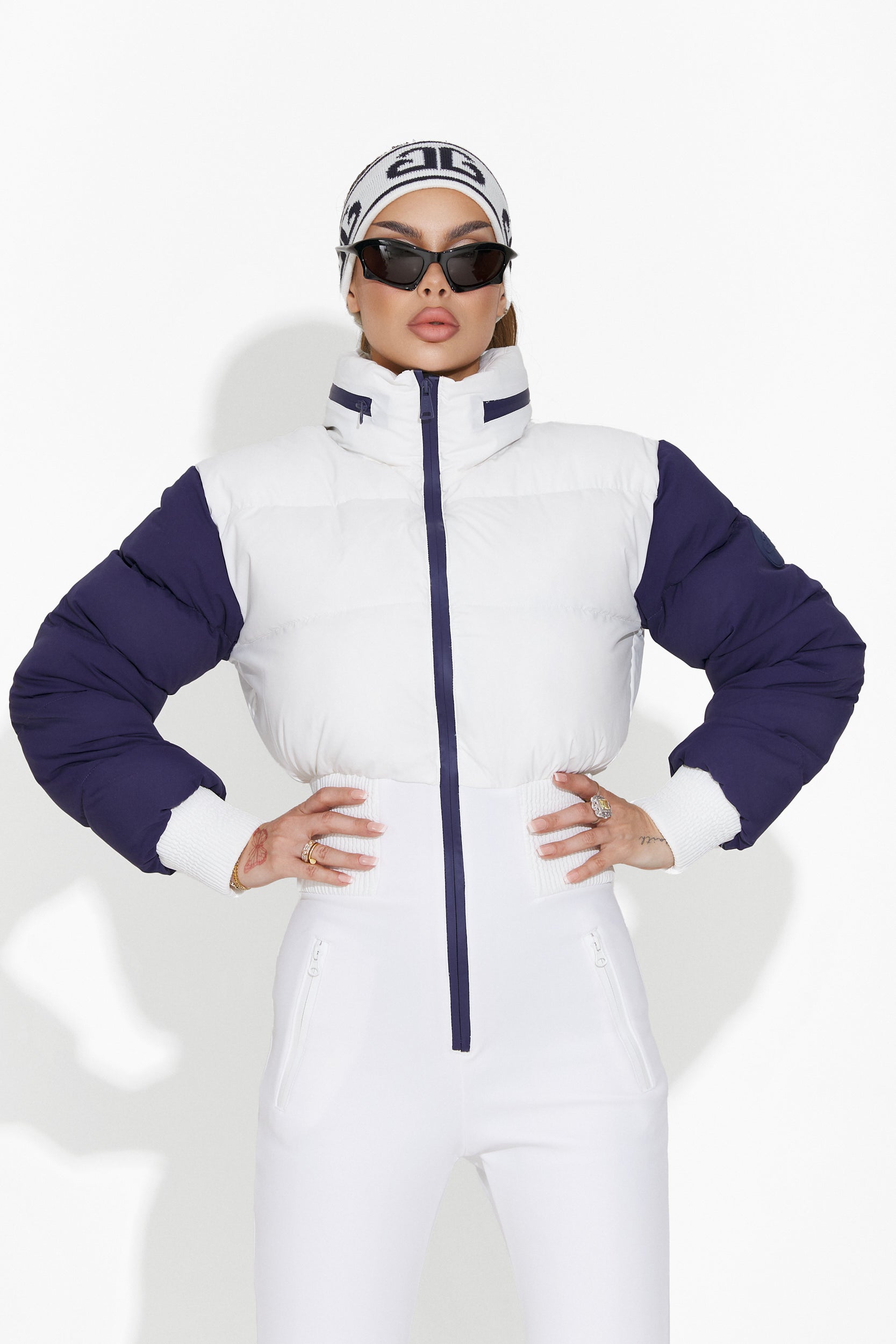 White women's ski jumpsuit Bobye Bogas