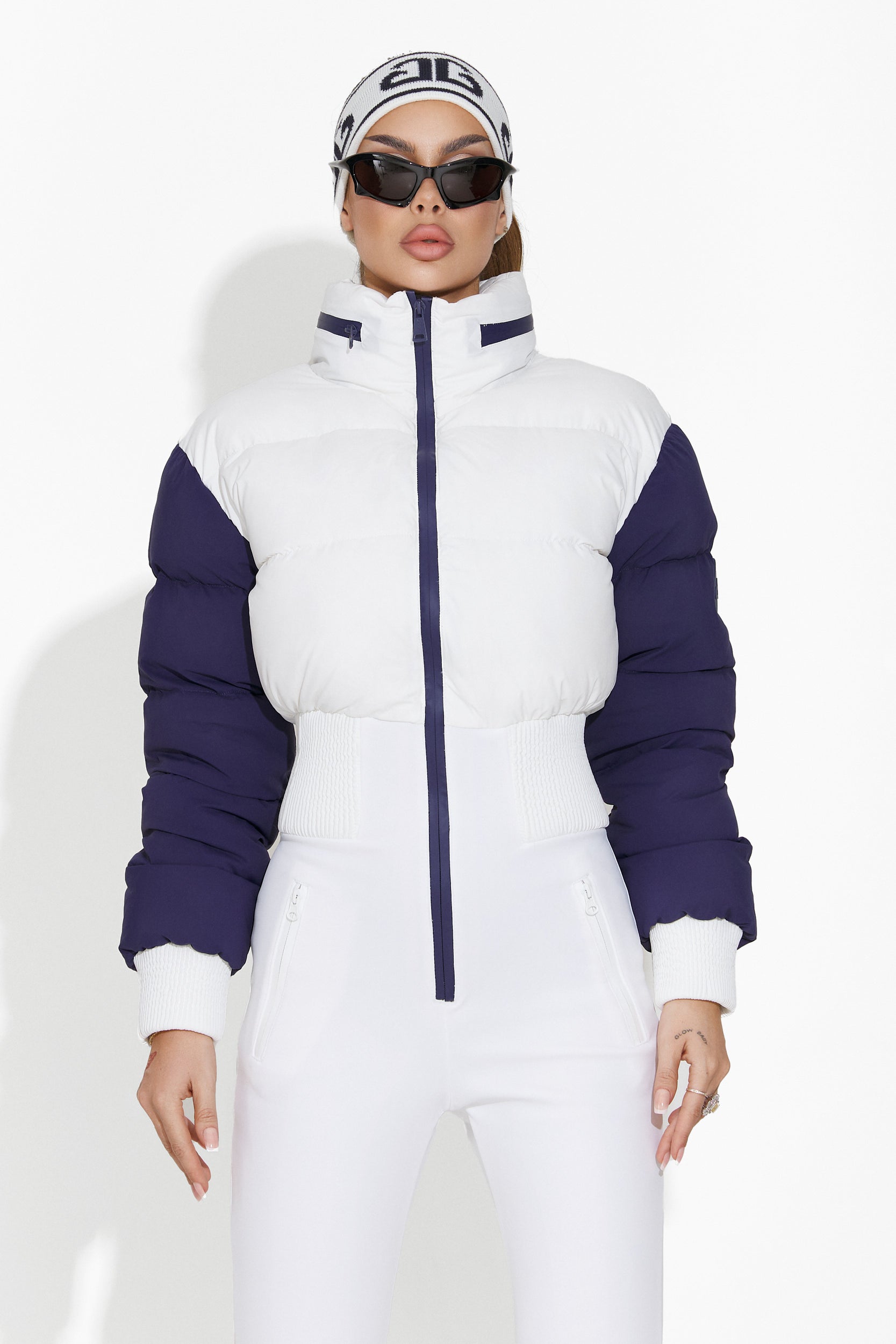 White women's ski jumpsuit Bobye Bogas