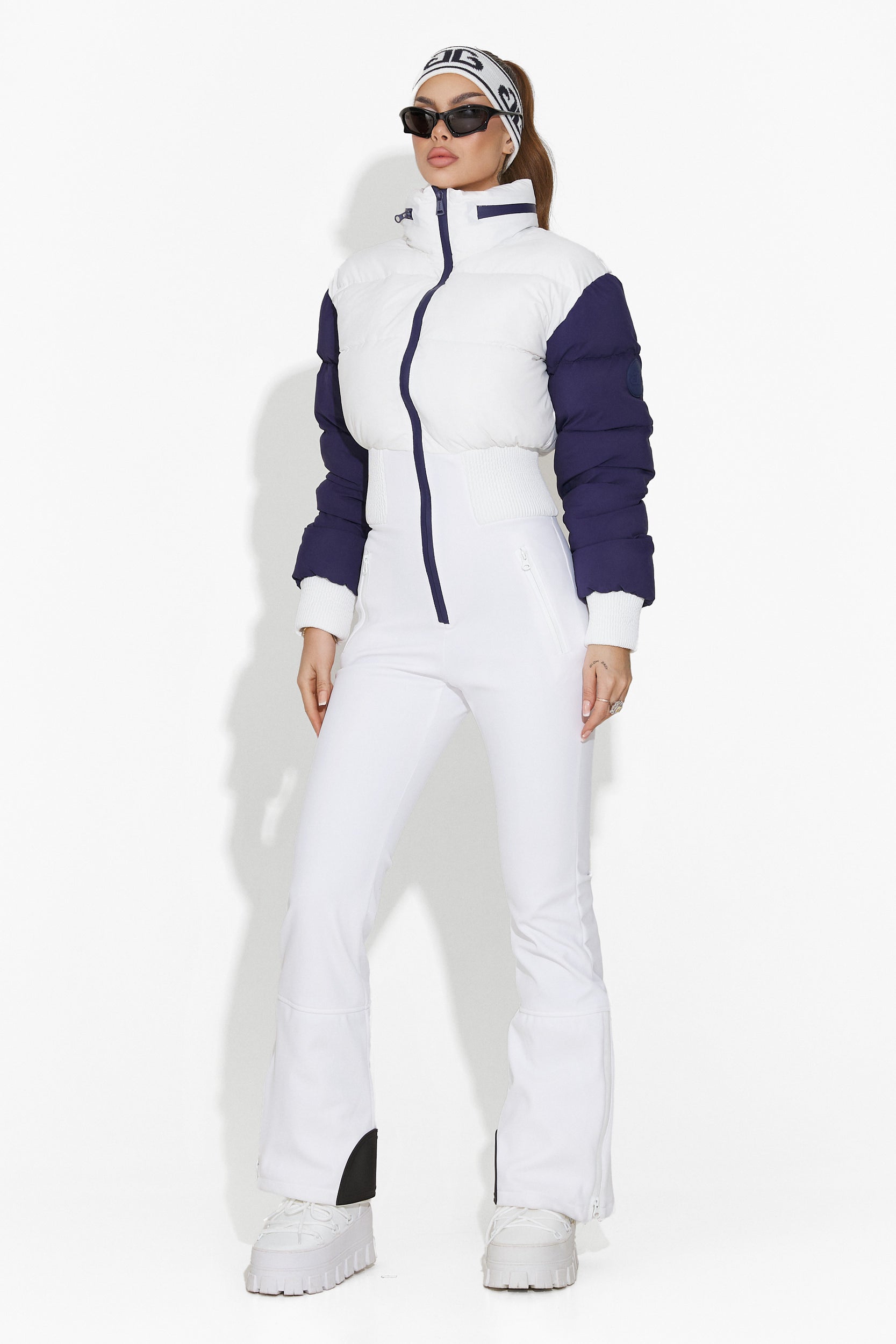 White women's ski jumpsuit Bobye Bogas