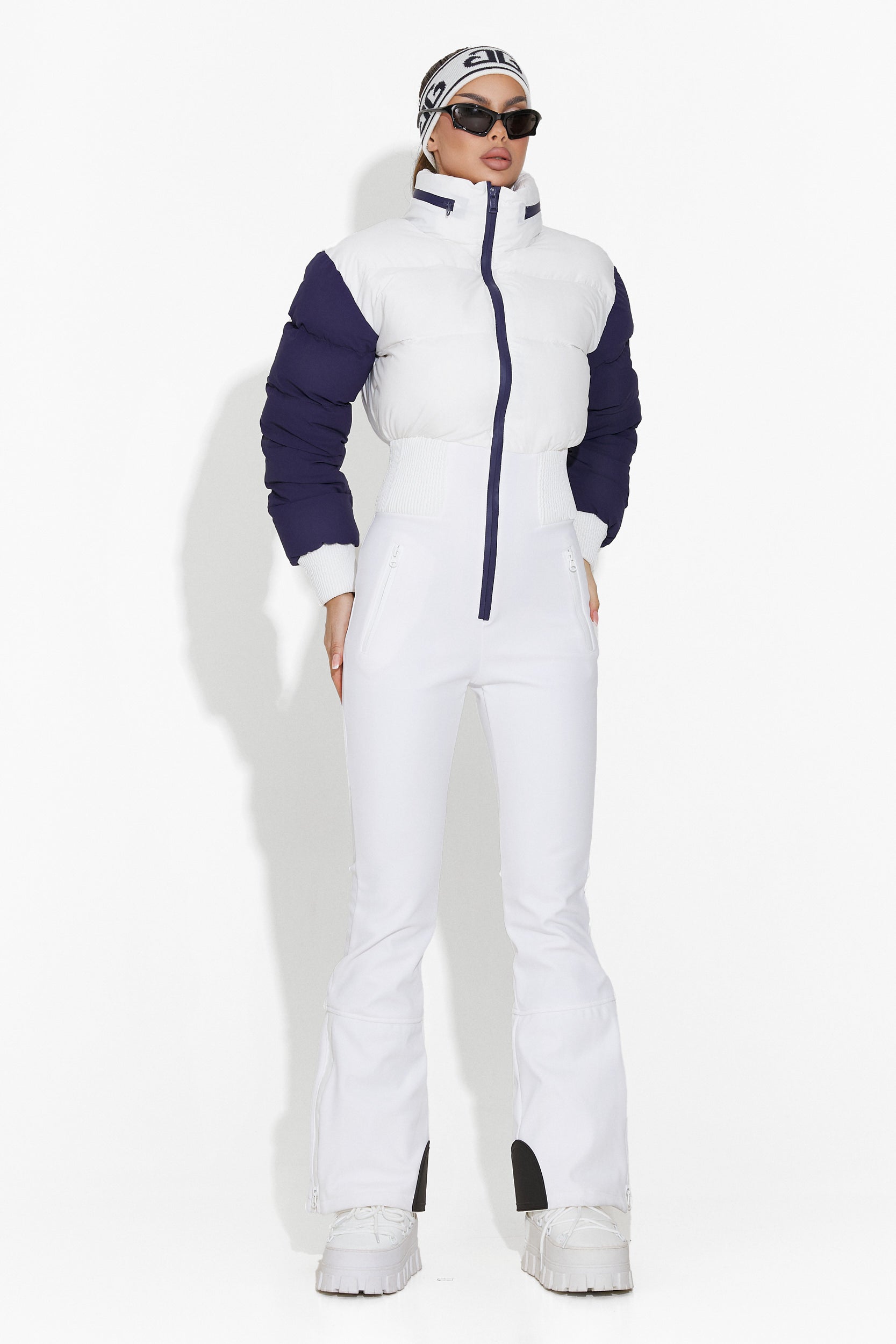 White women's ski jumpsuit Bobye Bogas