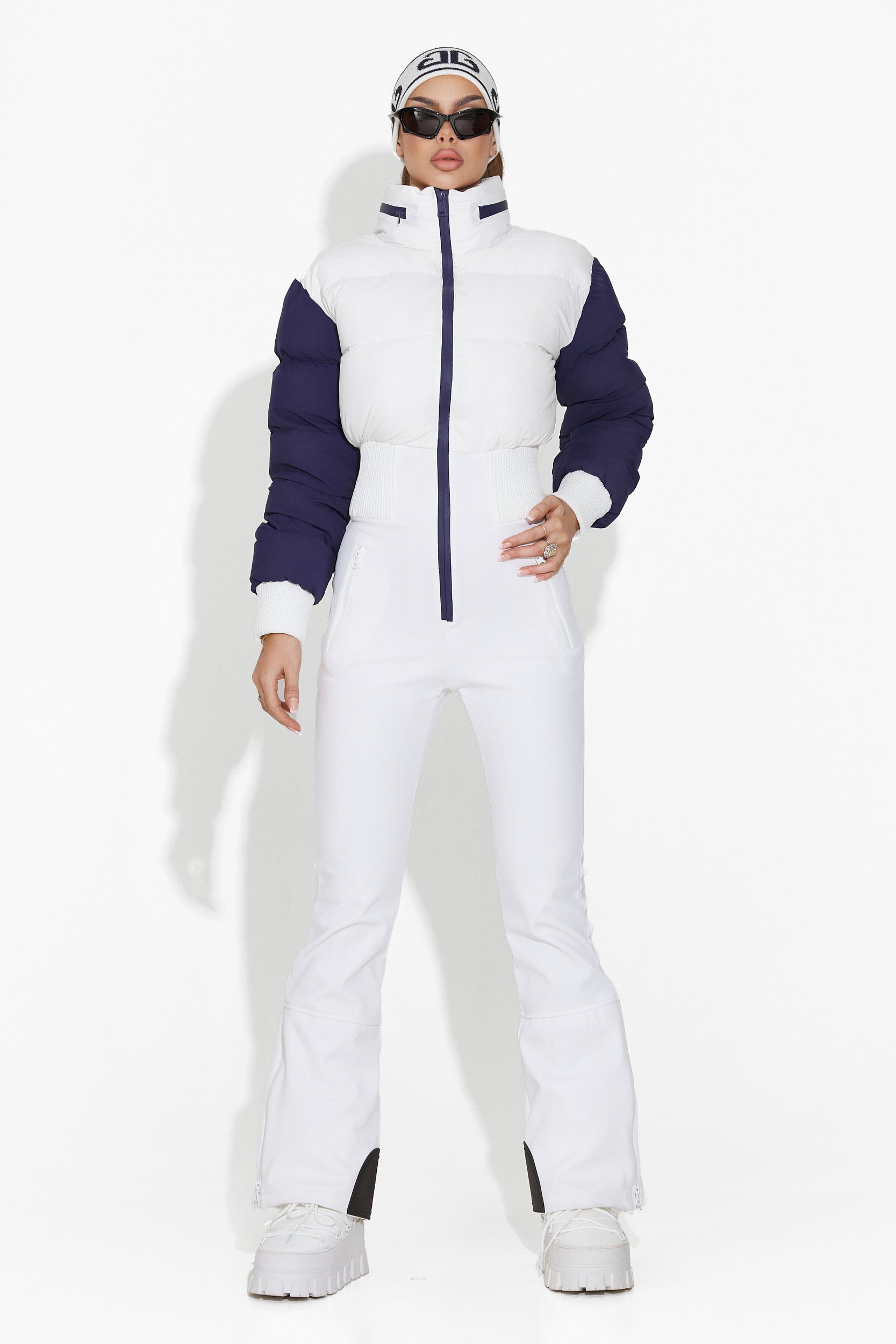 White women's ski jumpsuit Bobye Bogas