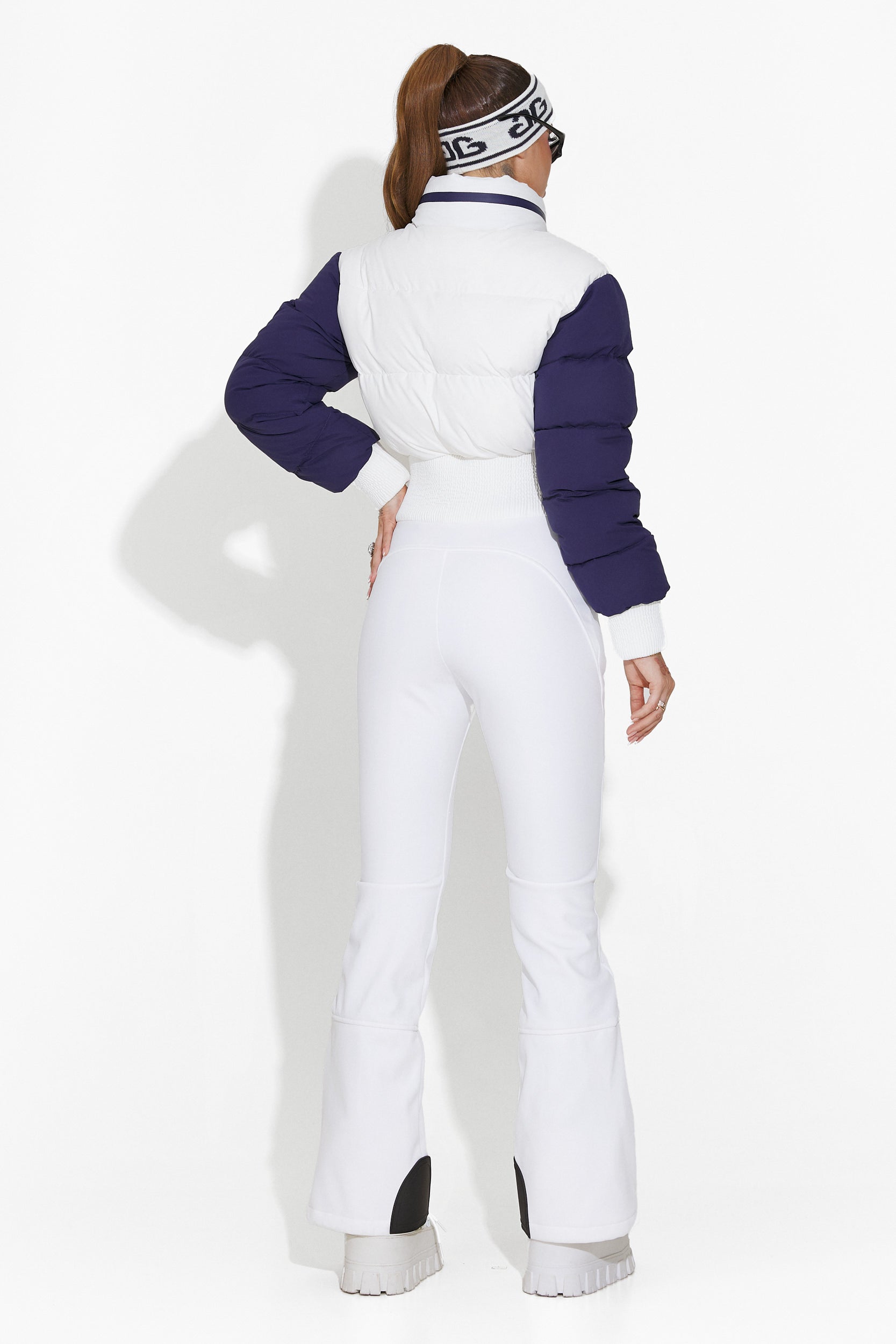 White women's ski jumpsuit Bobye Bogas